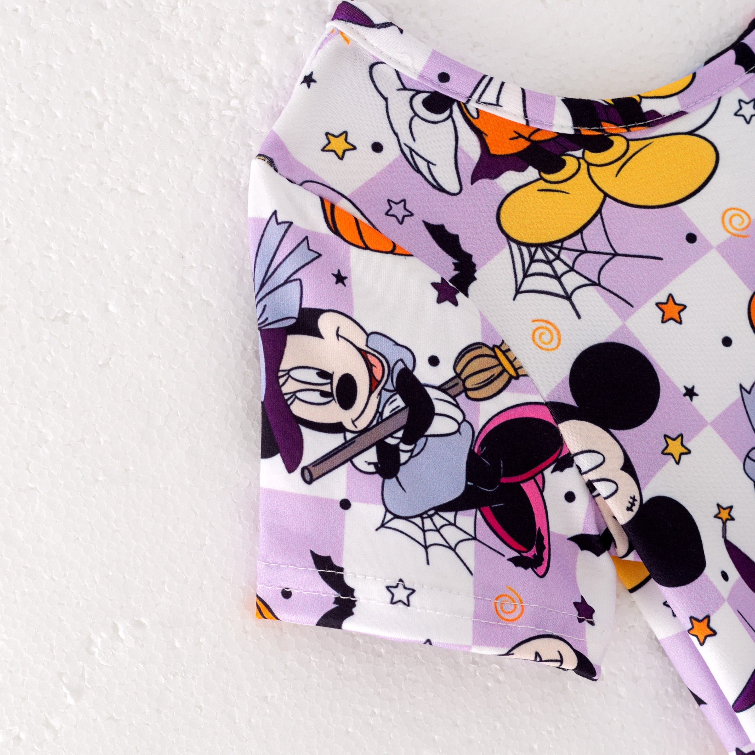 (Pre Order)Girls Halloween Cartoon Print Dress