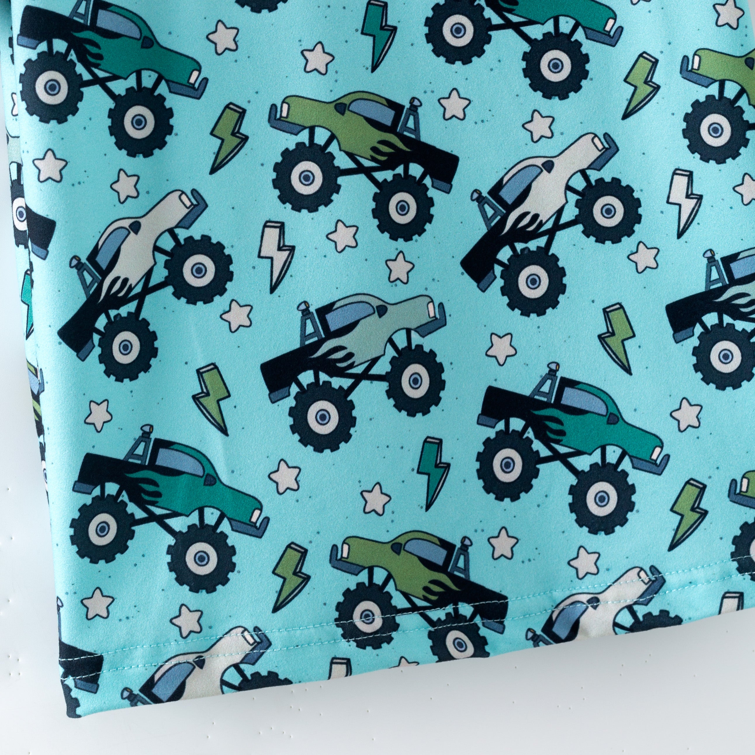 (Pre Order,Prepack Zone)Boys Spring Car Print Top&Romper