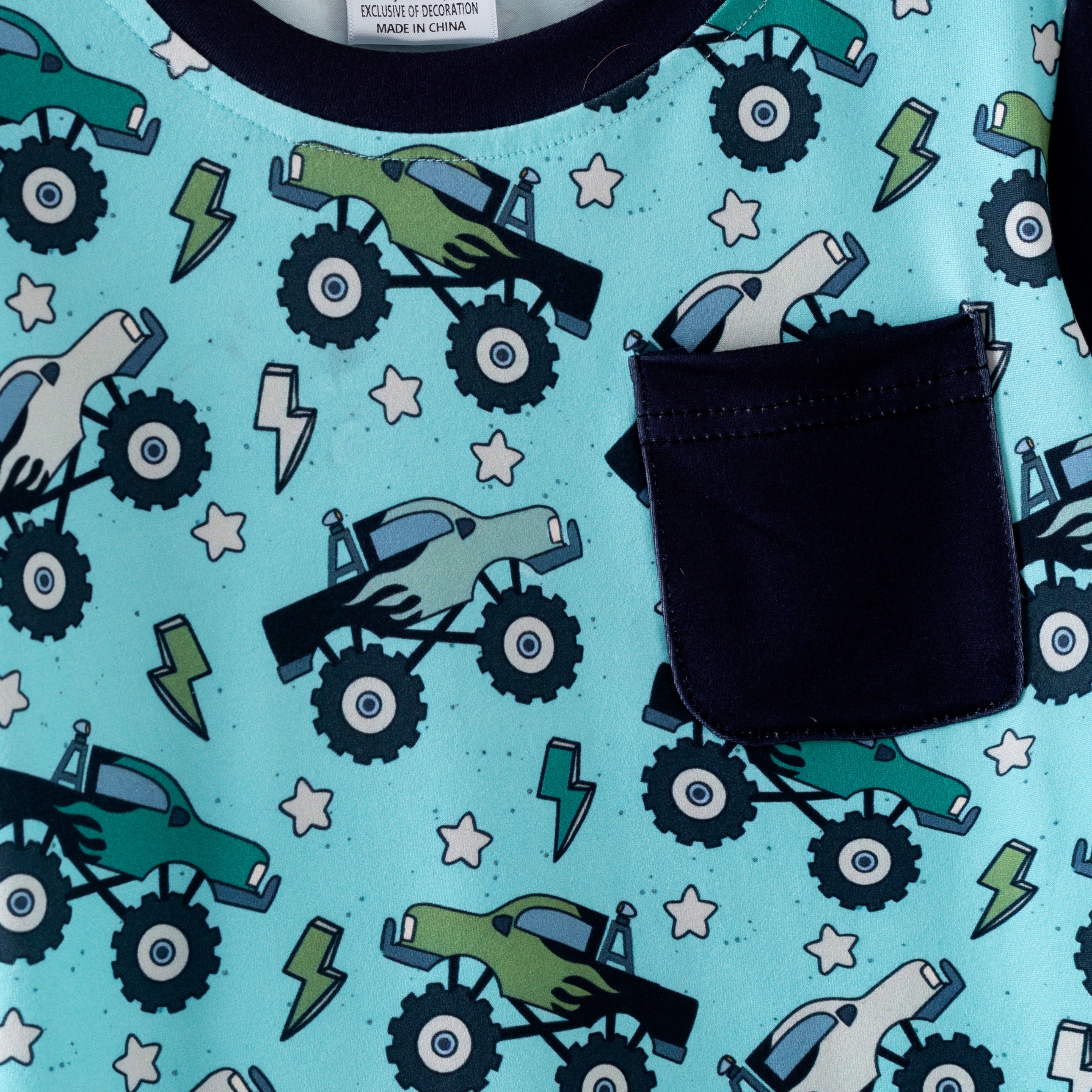 (Pre Order,Prepack Zone)Boys Spring Car Print Top&Romper