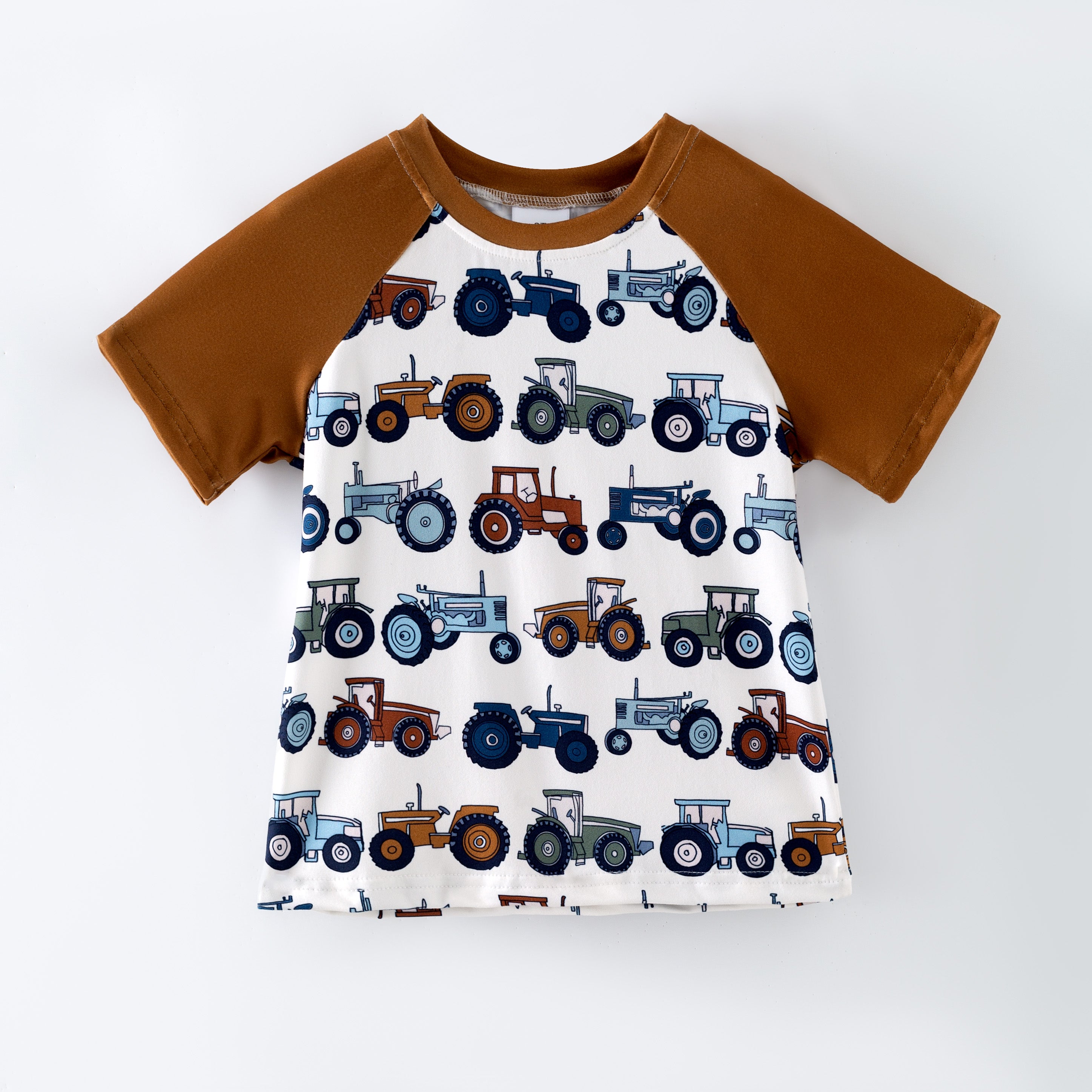 (Pre Order,Prepack Zone)Boys Spring Car Print Top&Romper