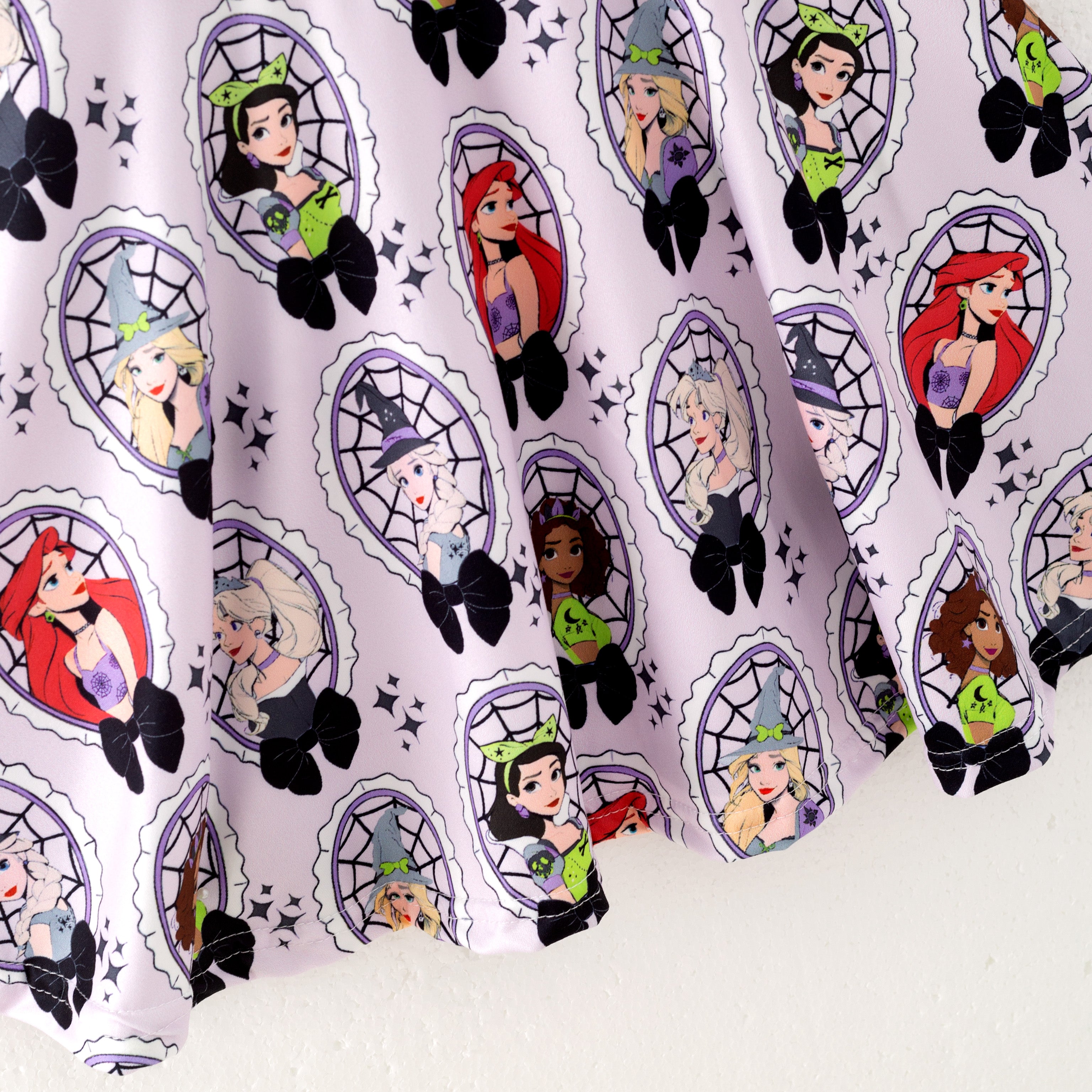 (Pre Order)Family Halloween Cartoon Print Dress,Set,Pajamas&Romper