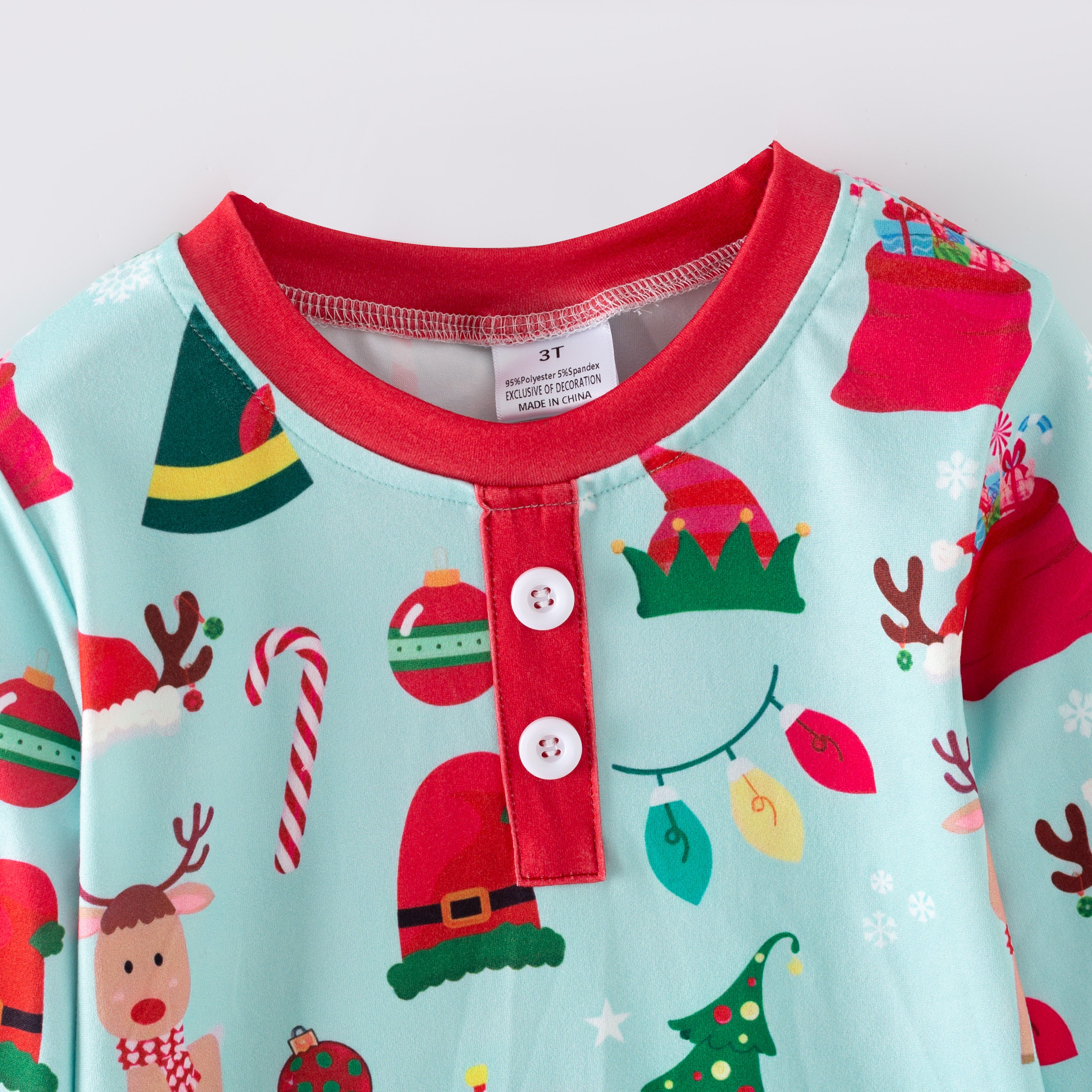 (Pre Order,Prepack Zone)Boys Christmas Print Top(Mix Size)