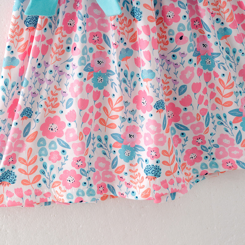 (In Stock E5-4-1)Girls Easter Embroidery Smocked Dress