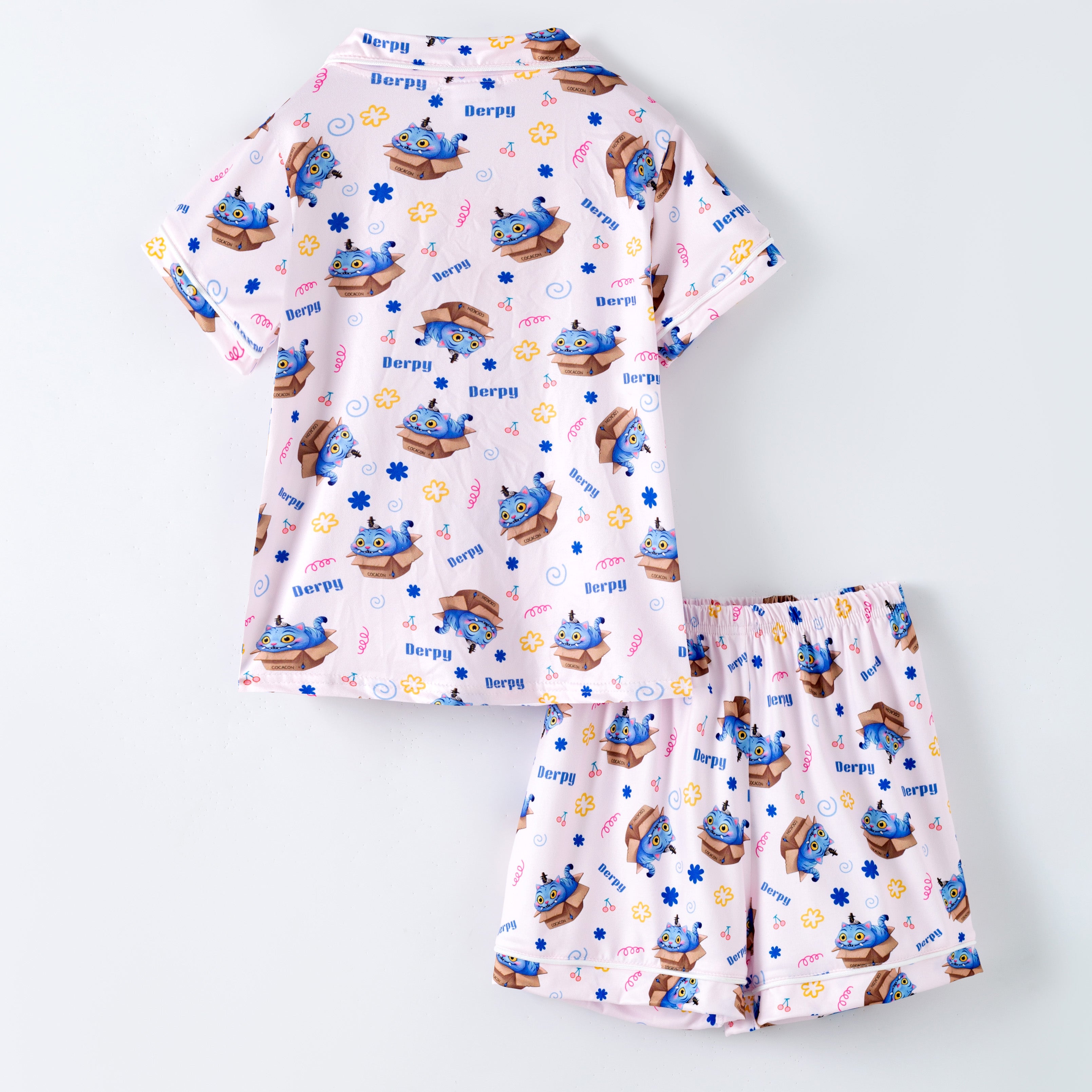 (Pre Order,Prepack Zone)Girls Movie Character Print Pajamas(Mix Size)