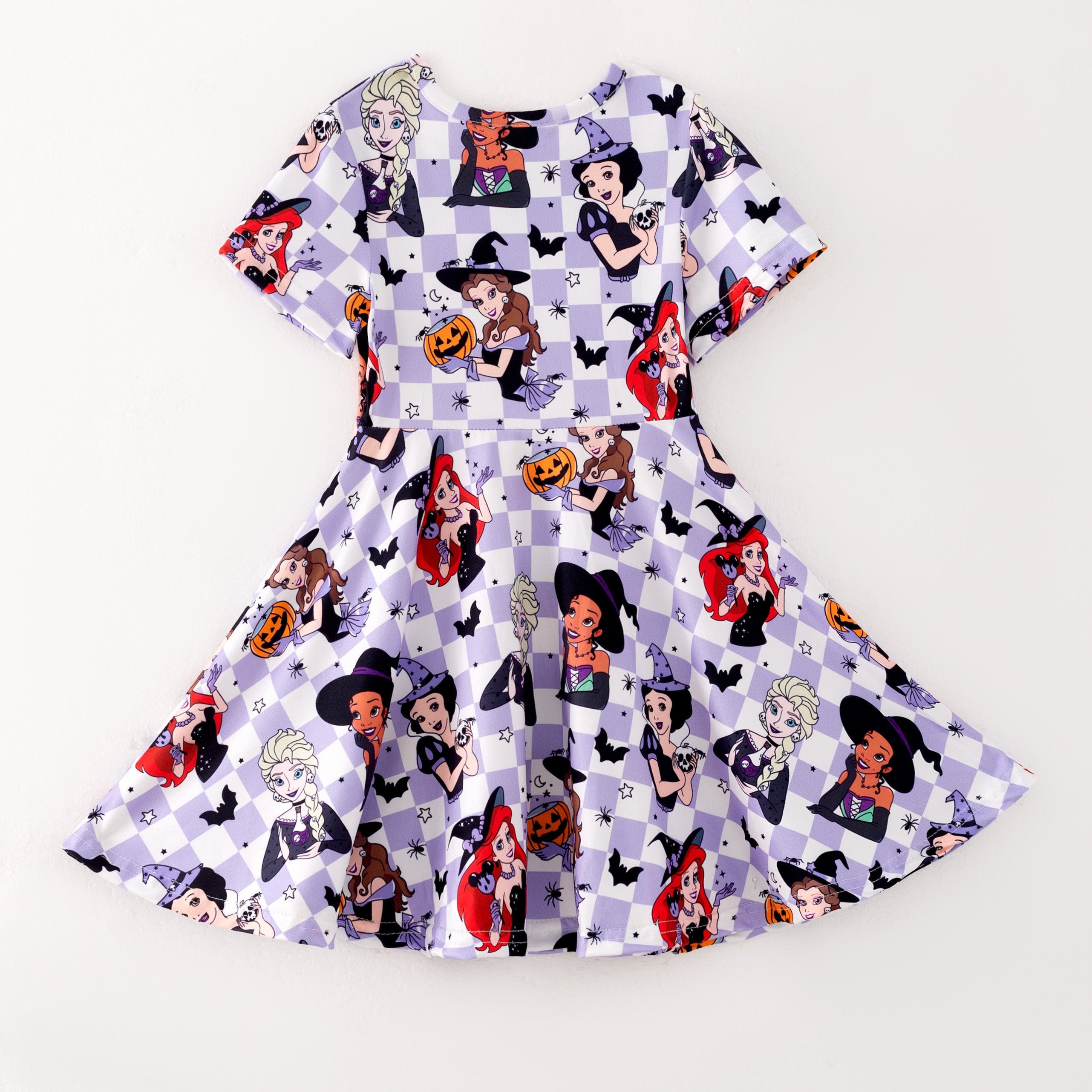 (Pre Order,Prepack Zone)Girls Halloween Witch Print Dress