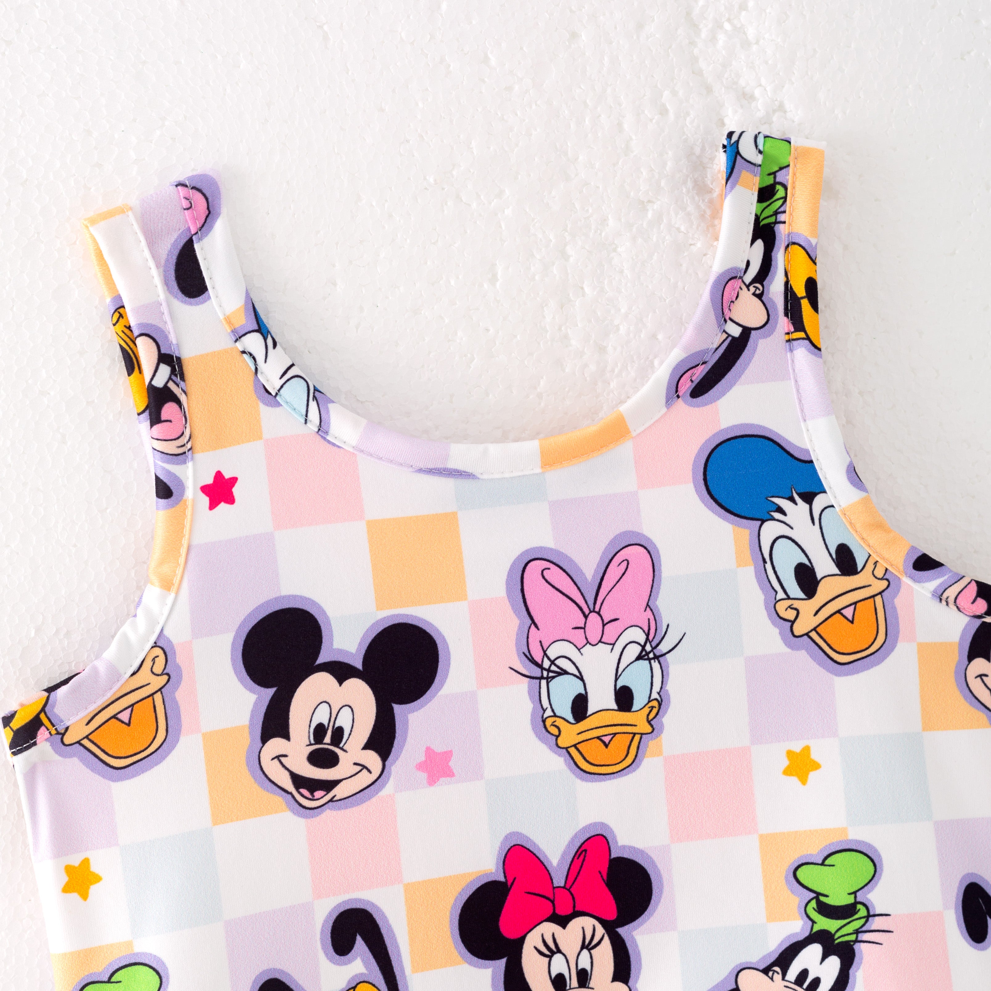 (Pre Order)Girls Summer Cartoon Print Skort Set