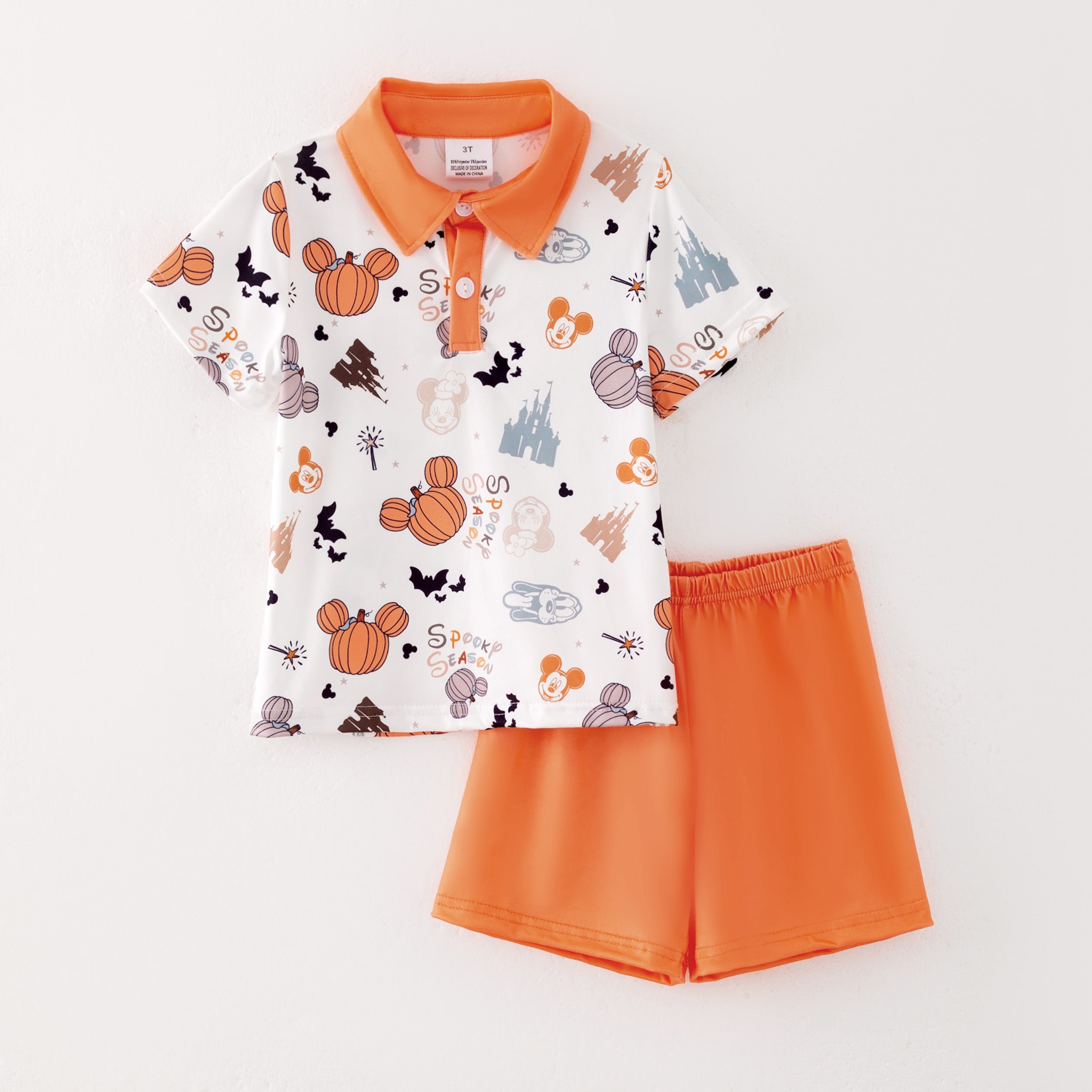 (Pre Order)Family Halloween Cartoon Print Jumpsuit,Dress,Set,Top&Romper