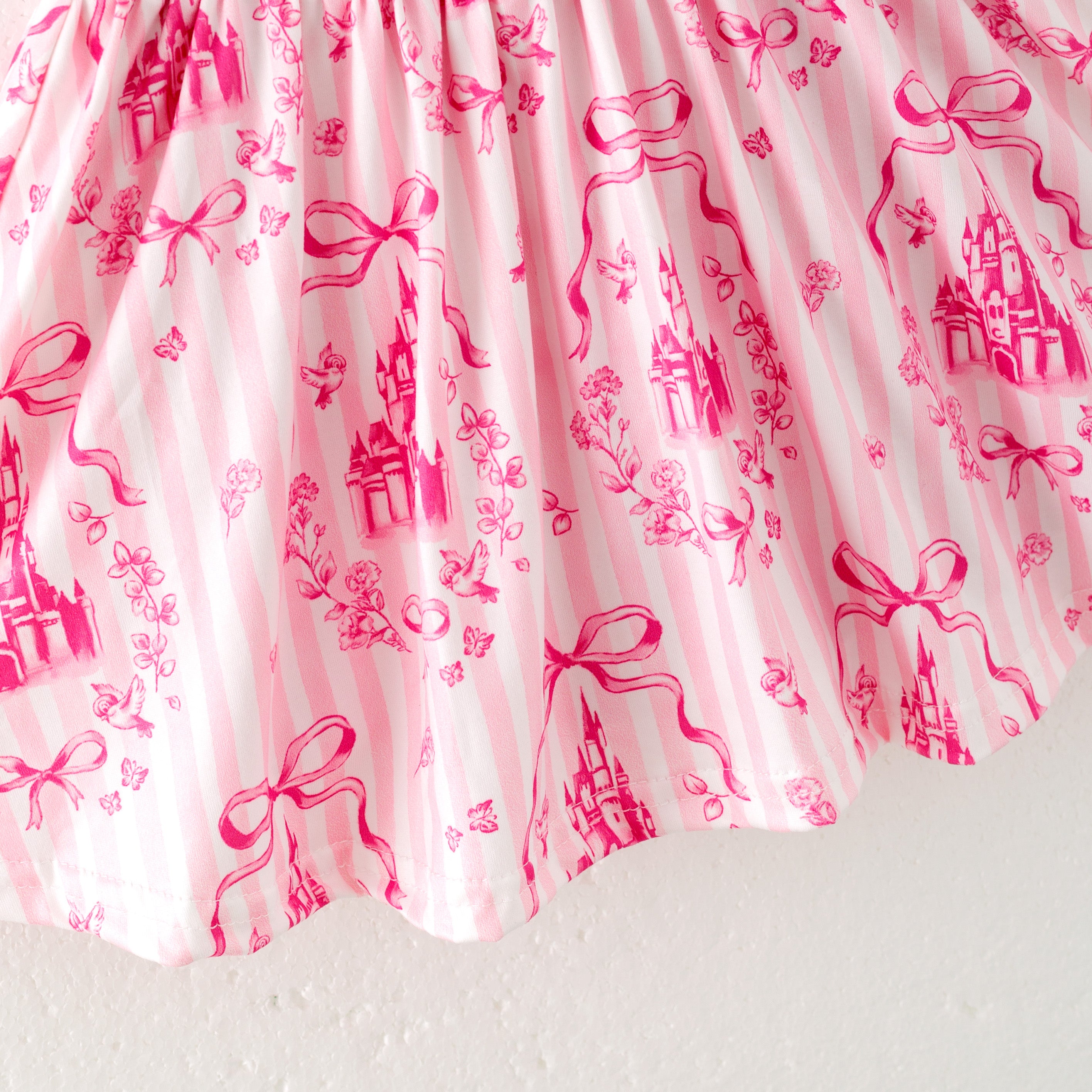 (Pre Order,Prepack Zone)Girls Princess Print Short Top Skort Dress(Mix Size)