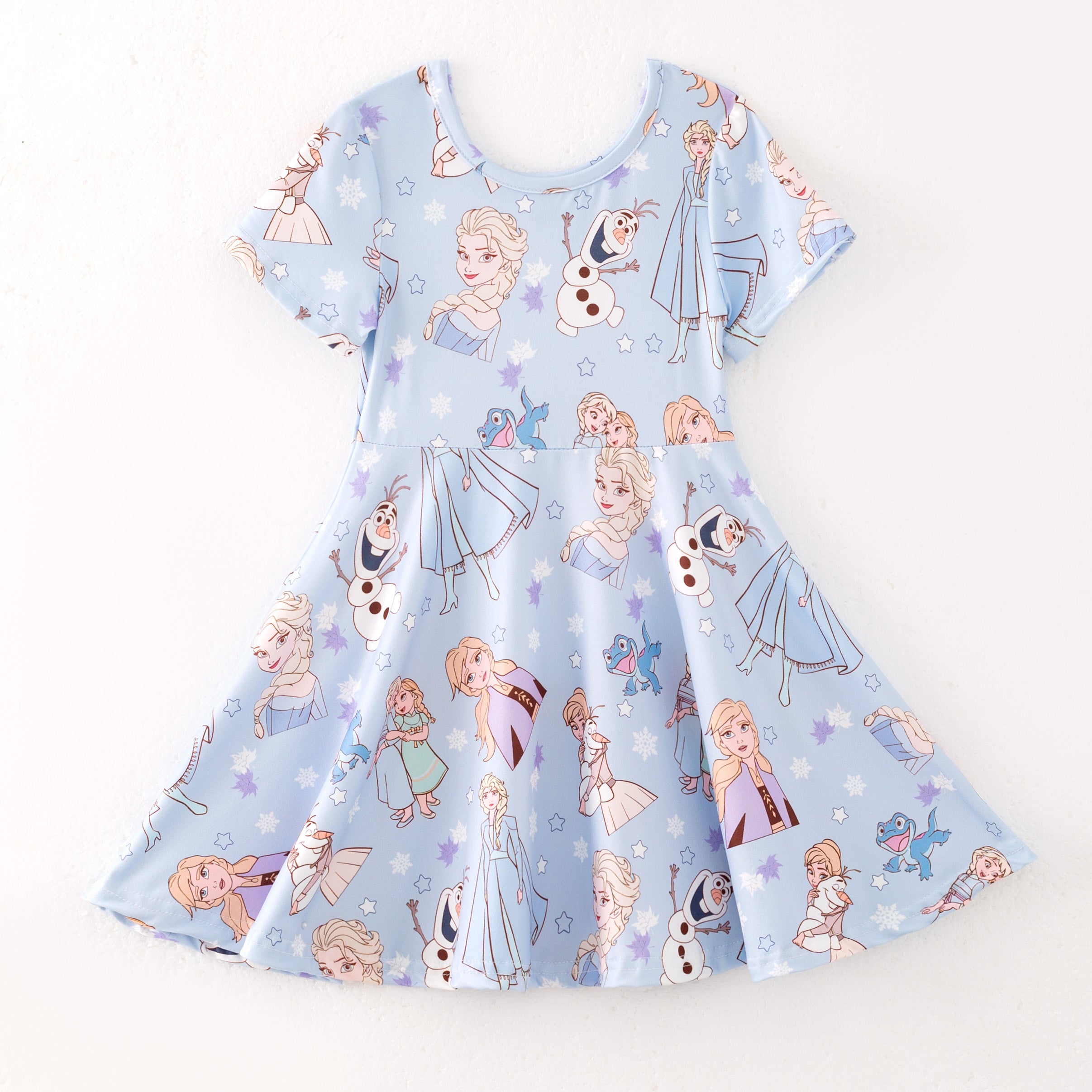 (Pre Order)Girls Spring and Summer Princess Print Dress