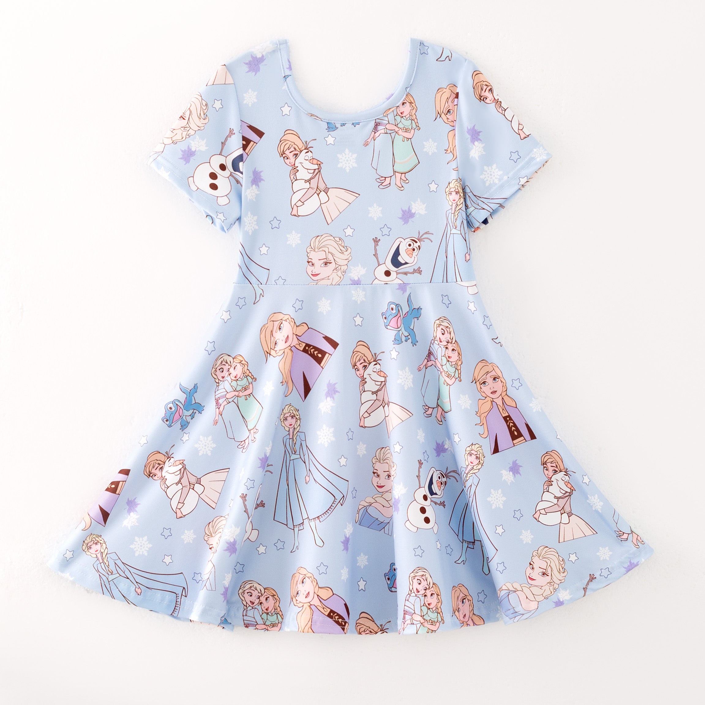 (Pre Order)Girls Spring and Summer Princess Print Dress