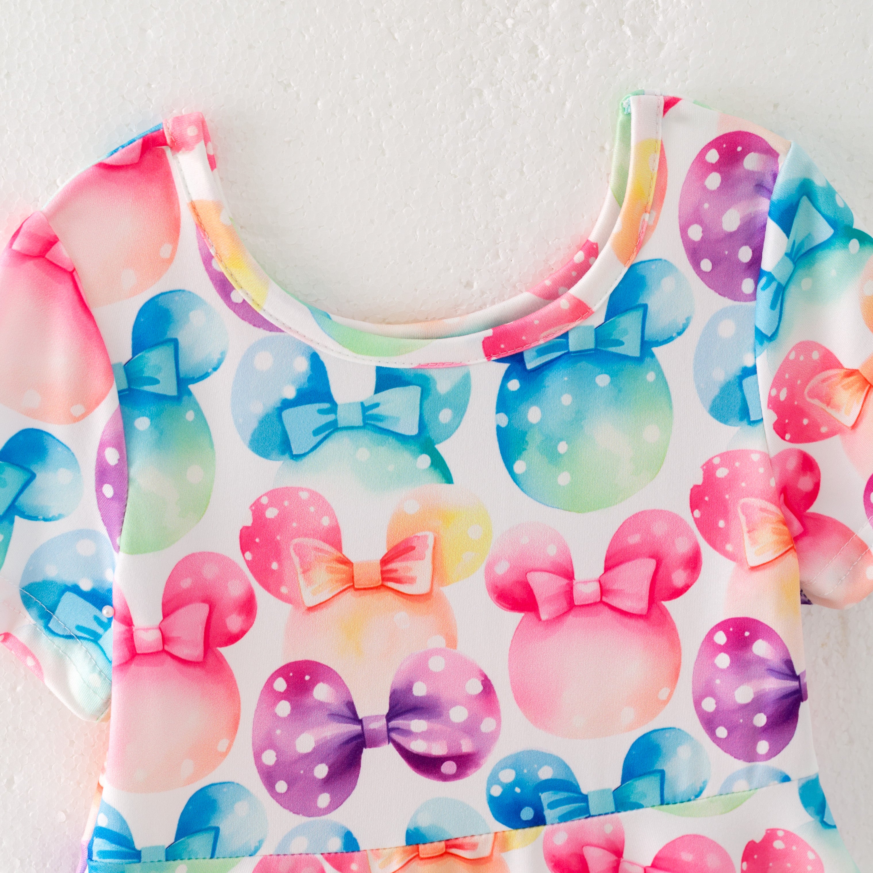 (Pre Order)Girls Micky Mouse Print Twirl Dress