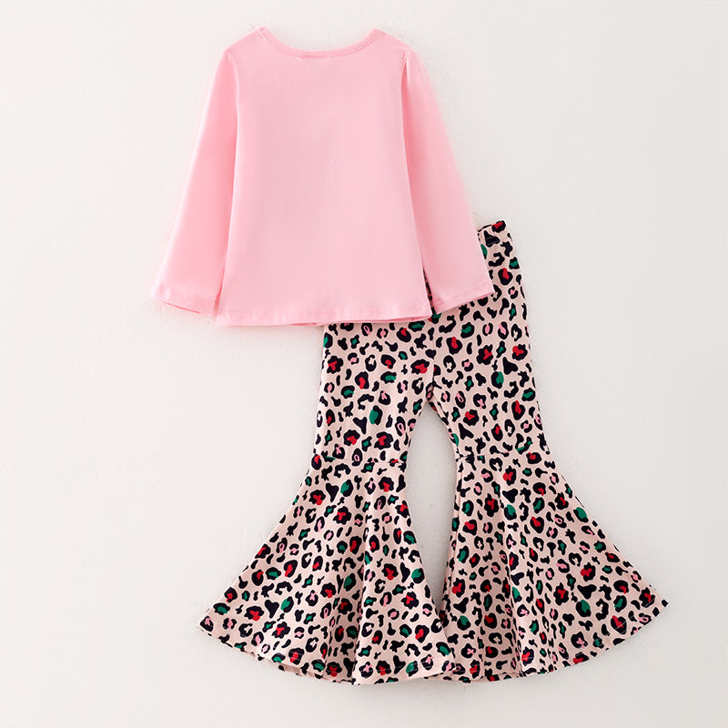 (In Stock G19-1-1)One Pack(10 Pieces total) Girls Christmas Print Outfit Set