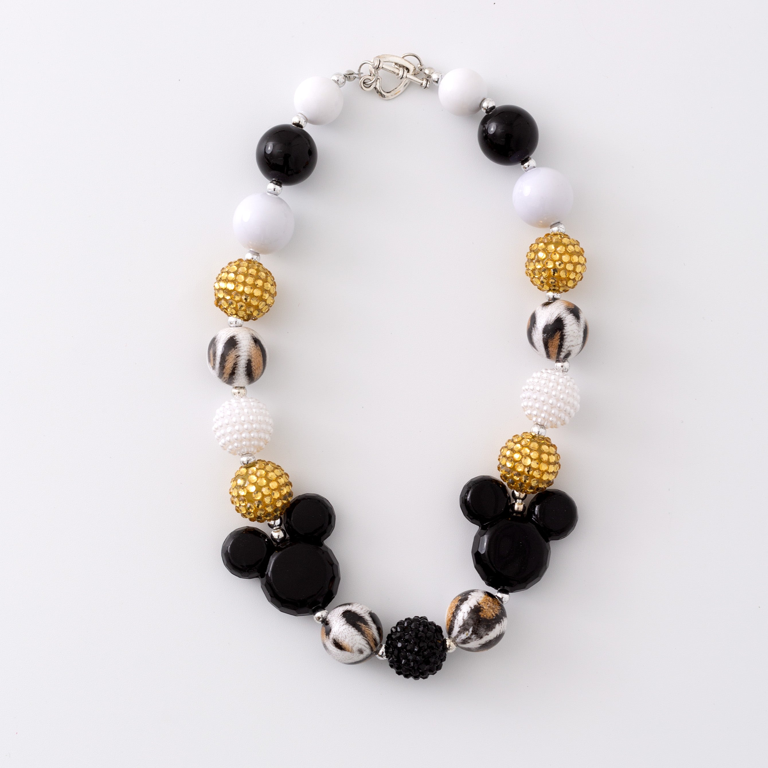 (In Stock G11)Girls Rhinestone Beaded Necklace