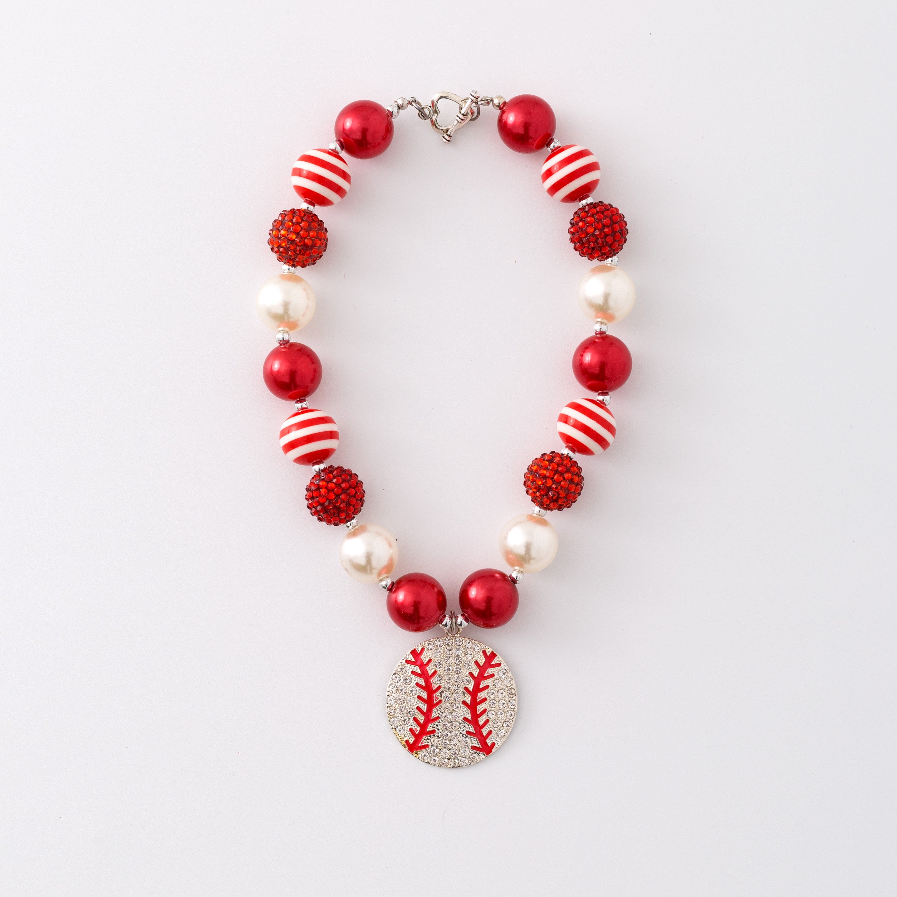 (In Stock G11)Girls Rhinestone Beaded Necklace