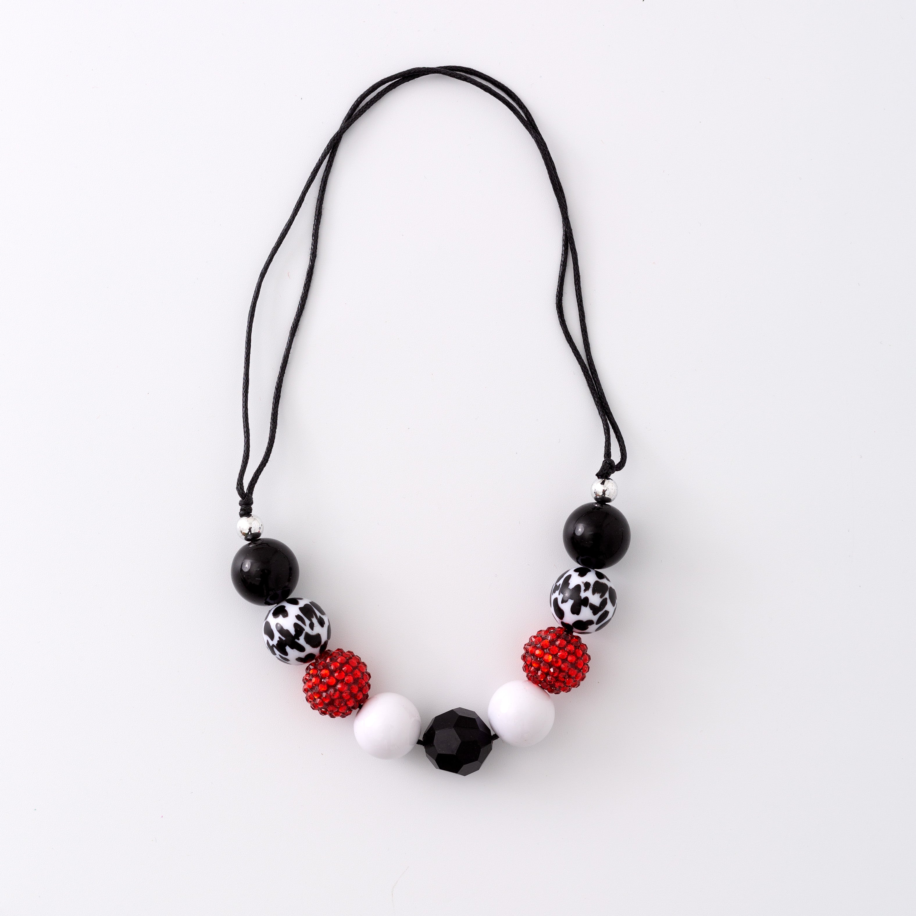 (In Stock G11)Girls Rhinestone Beaded Necklace