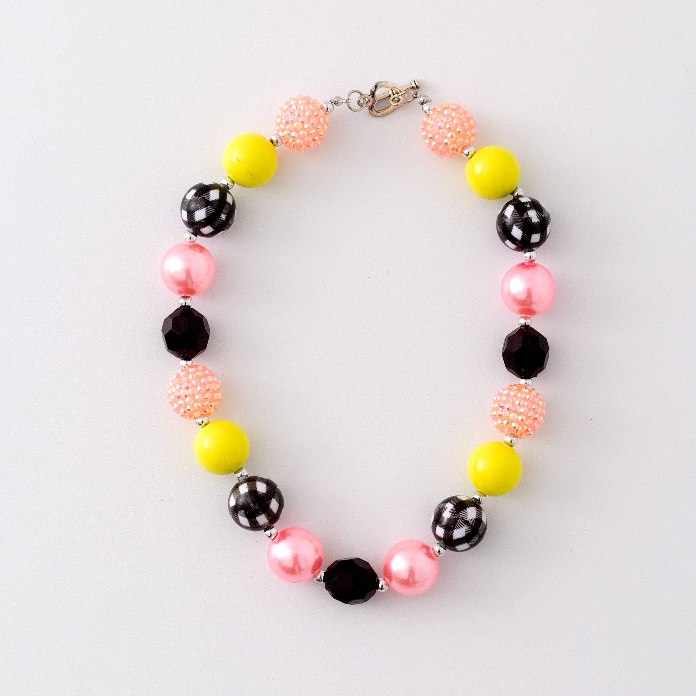 (In Stock G11)Girls Rhinestone Beaded Necklace