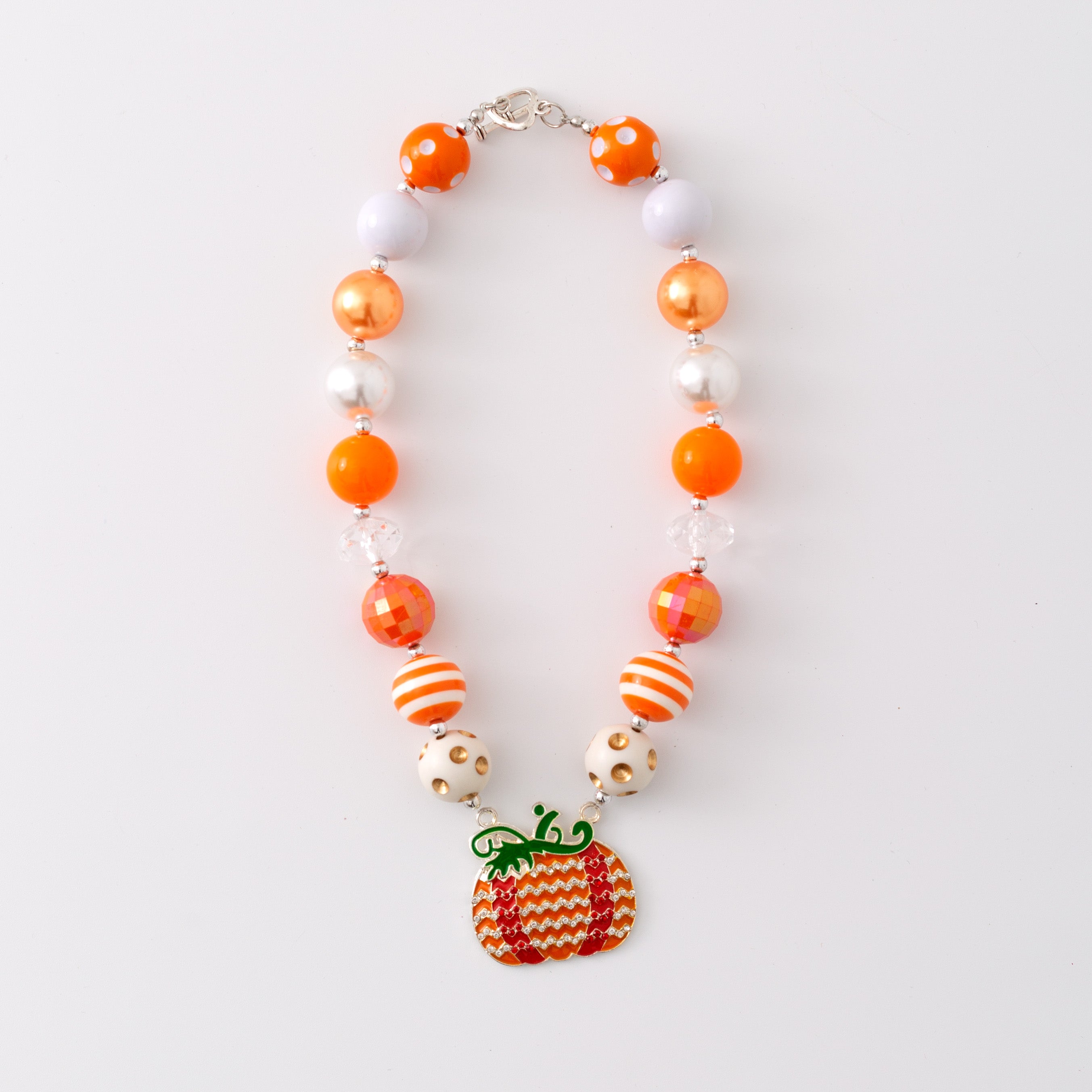 (In Stock G11)Girls Rhinestone Beaded Necklace