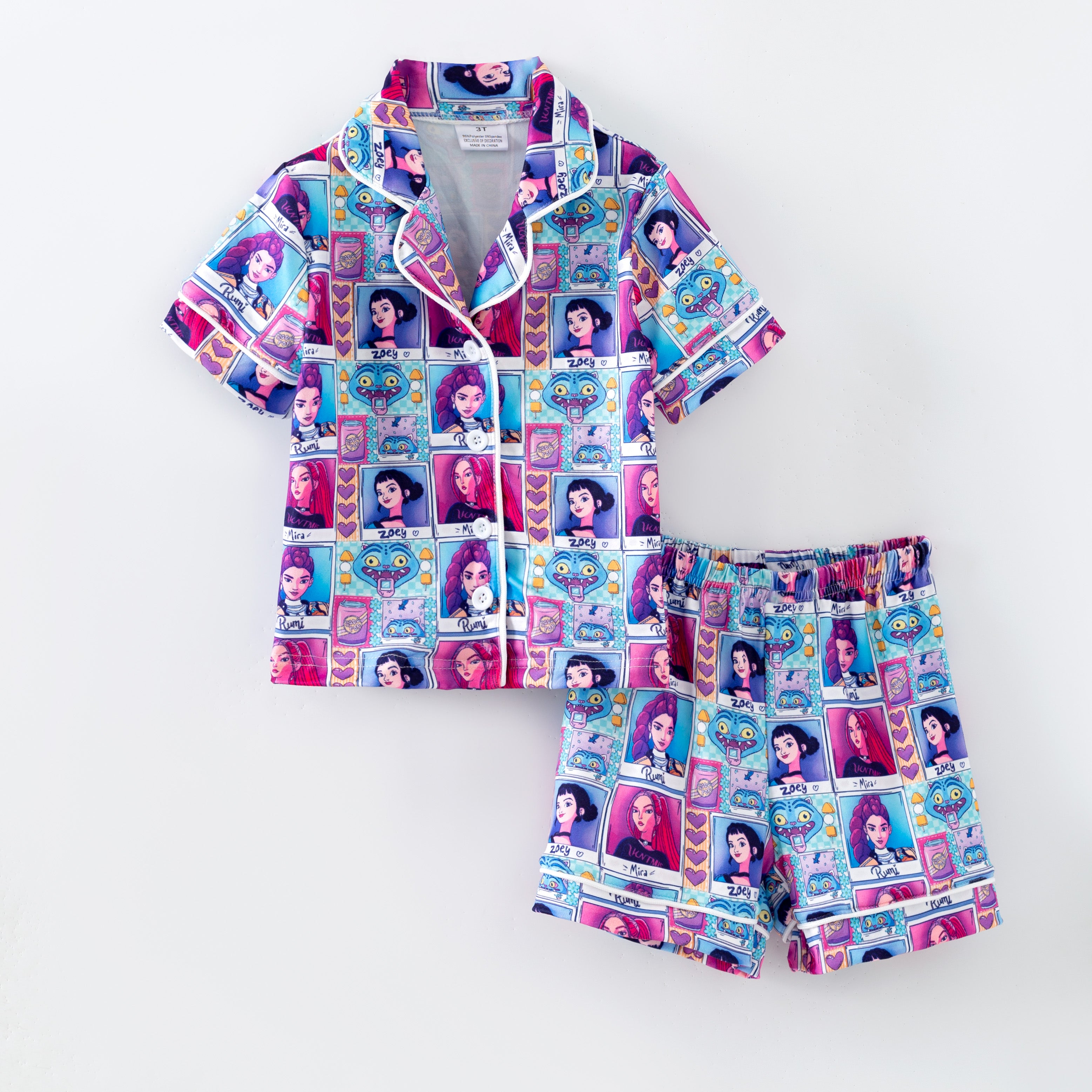 (Pre Order,Prepack Zone)Girls Movie Character Print Dress&Pajamas(Mix Size)