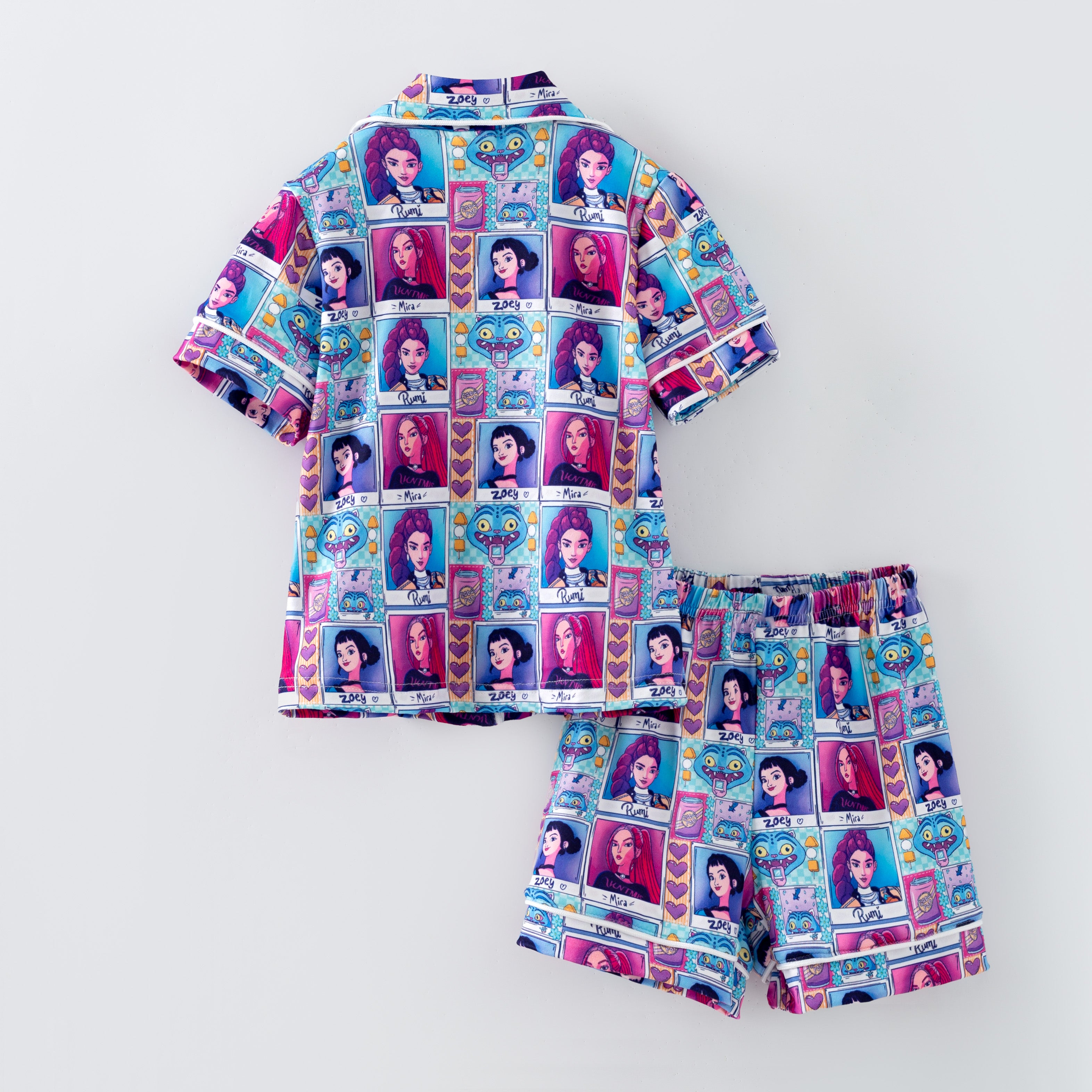 (Pre Order,Prepack Zone)Girls Movie Character Print Dress&Pajamas(Mix Size)