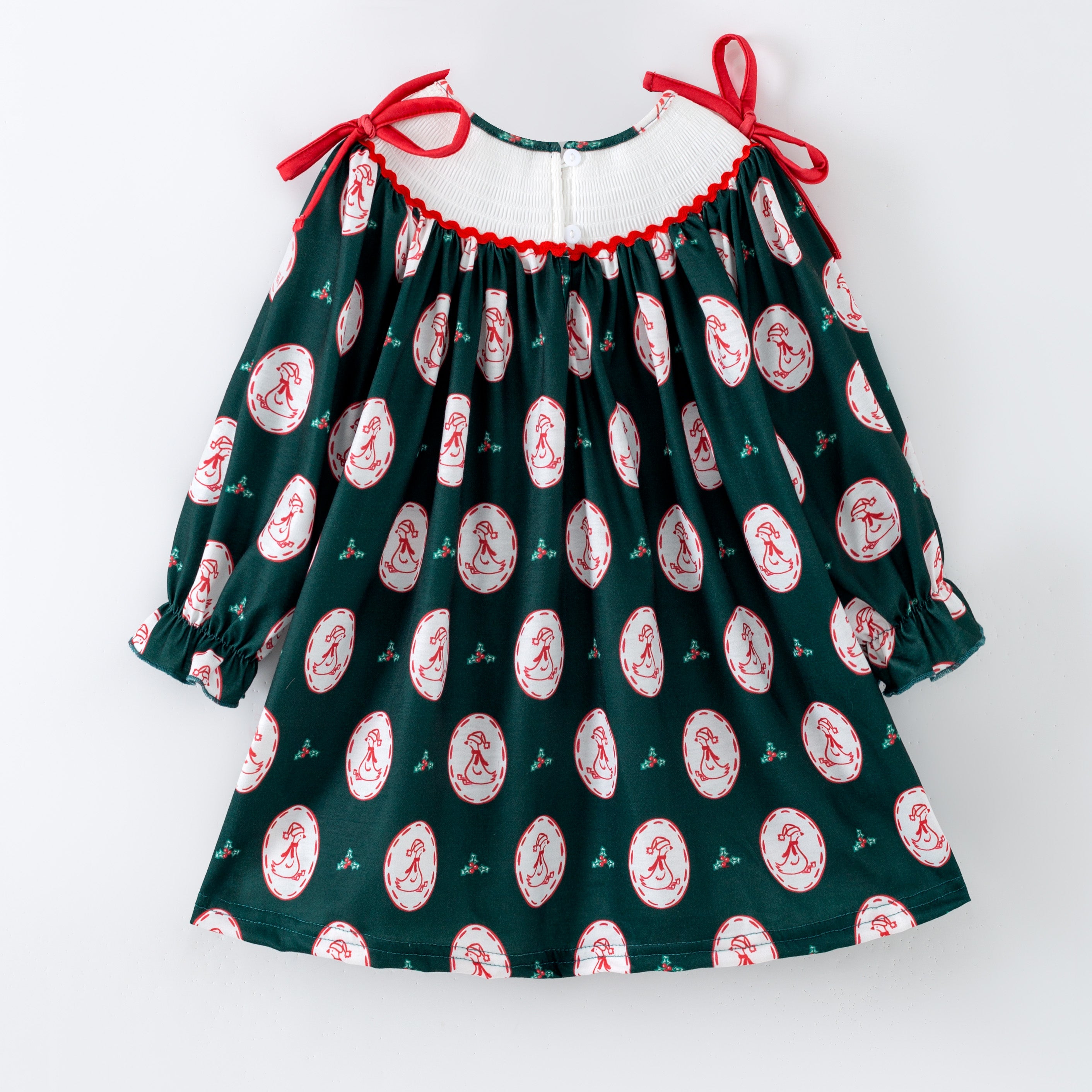 (Pre Order,Prepack Zone)Family Christmas Embroidery Dress&Romper(Mix Size)