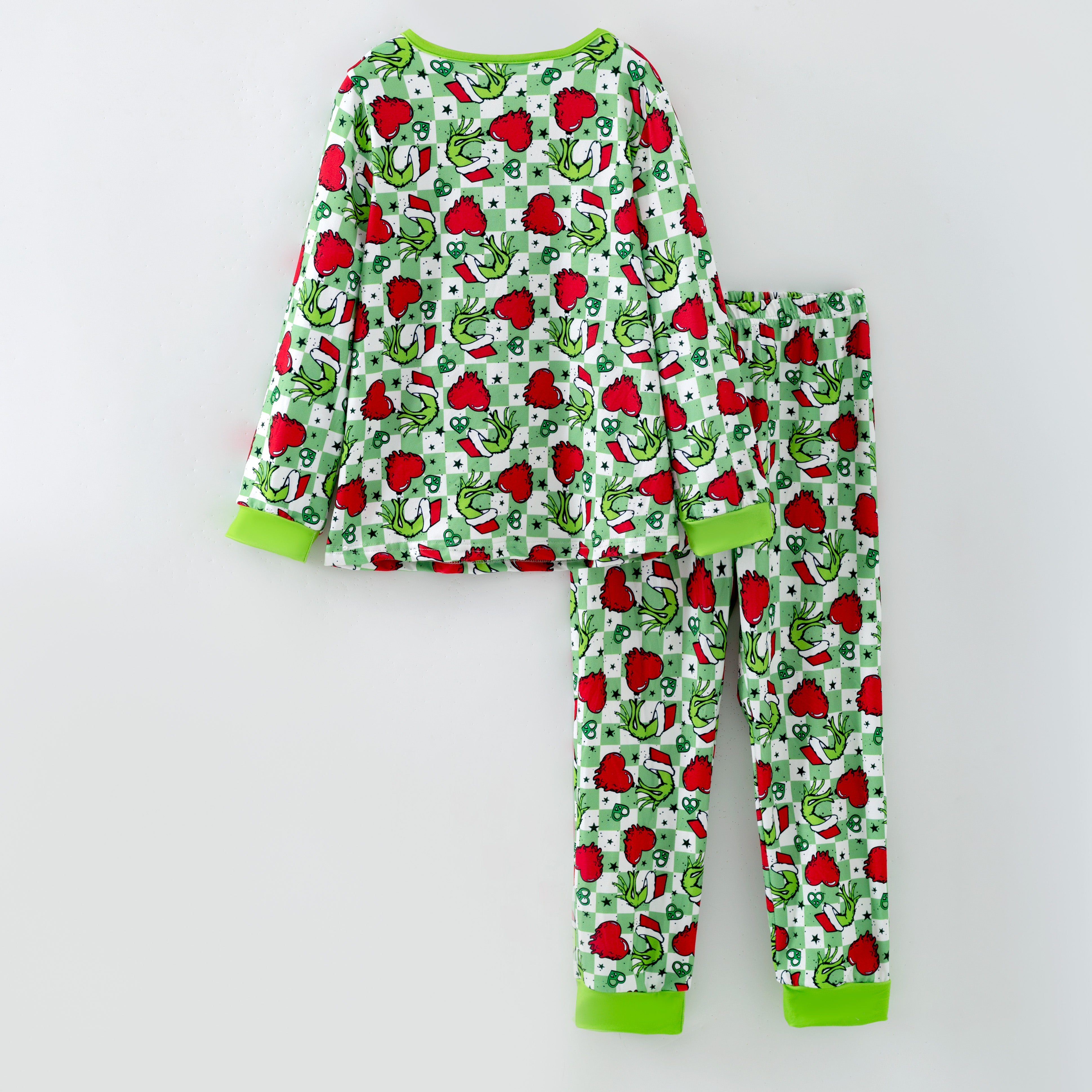 (Pre Order,Prepack Zone)Girls Christmas Cartoon Print Dress,Set&Romper