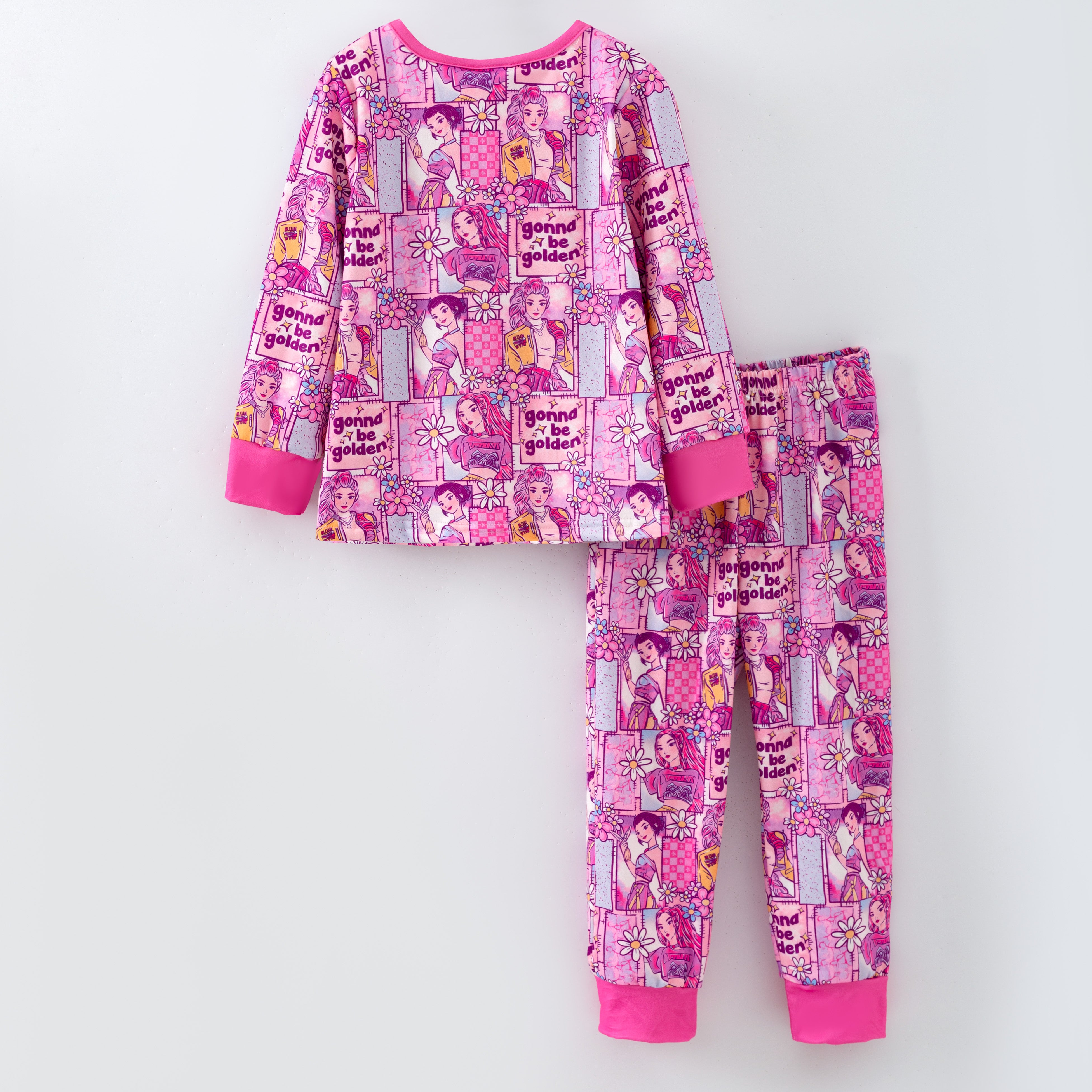 (Pre Order,Prepack Zone)Sisters Movie Character Print Pajamas(Mix Size)