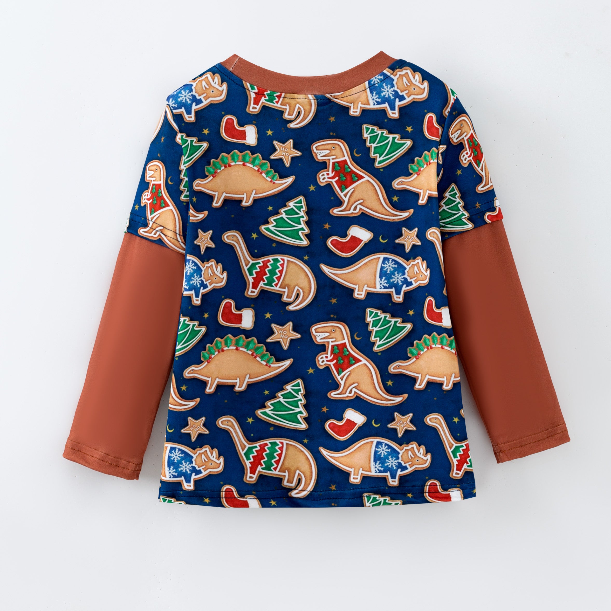 (Pre Order,Prepack Zone)Boys Christmas Print Top(Mix Size)