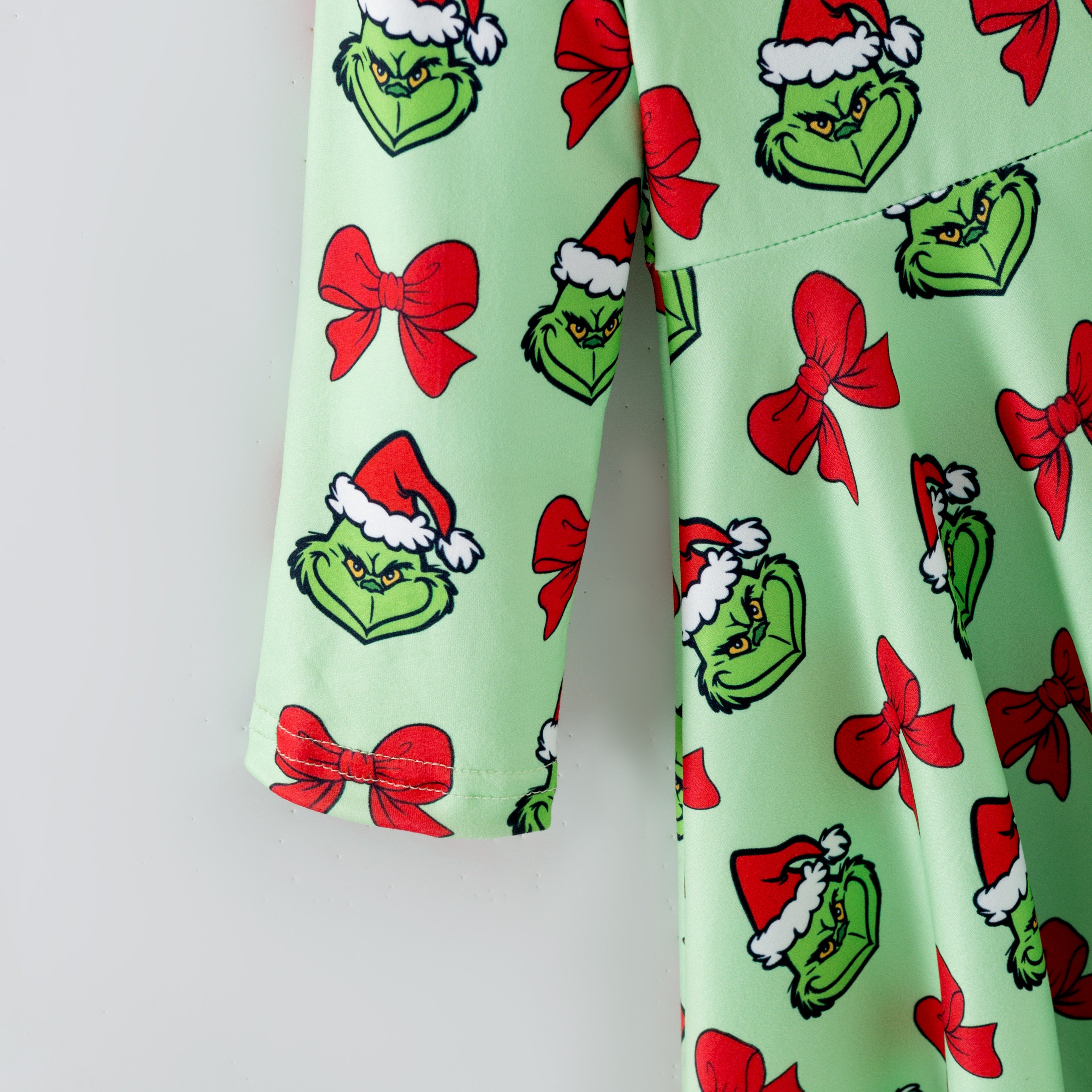 (Pre Order,Prepack Zone)Girls Christmas Cartoon Print Dress(Mix Size)