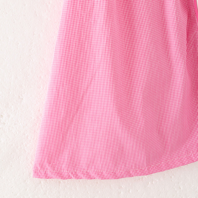 (In Stock)Girls Summer Football Embroidery Dress