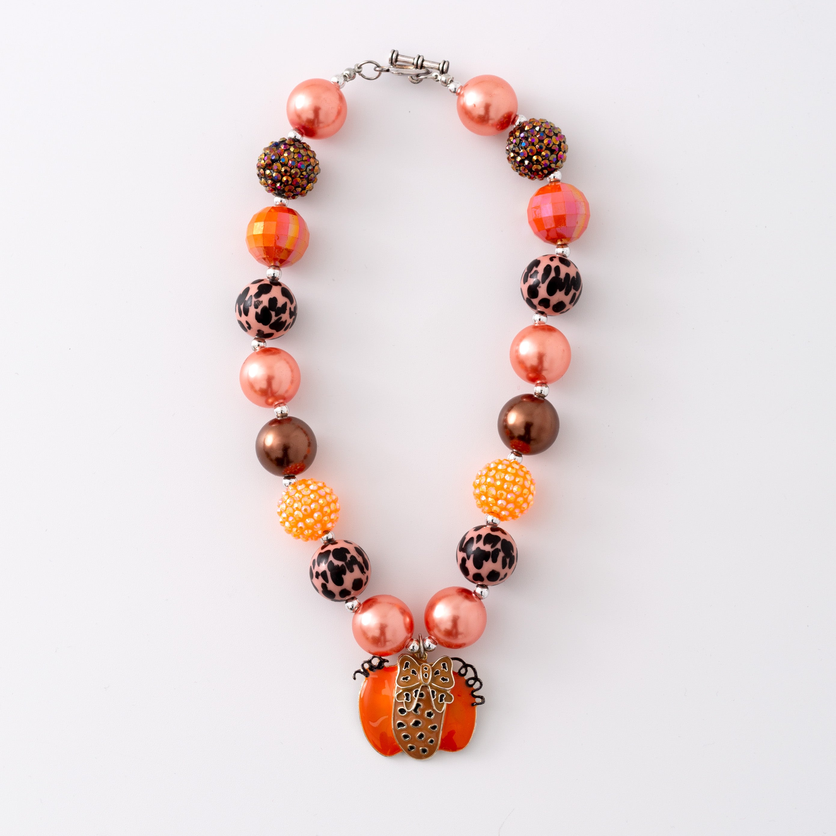 (In Stock G11)Girls Rhinestone Beaded Necklace