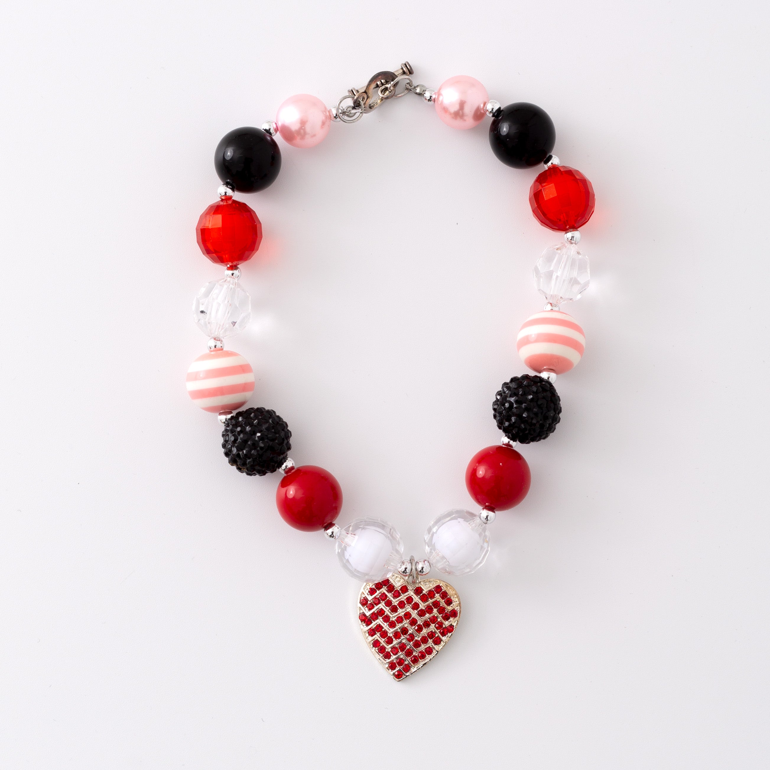 (In Stock G11)Girls Rhinestone Beaded Necklace