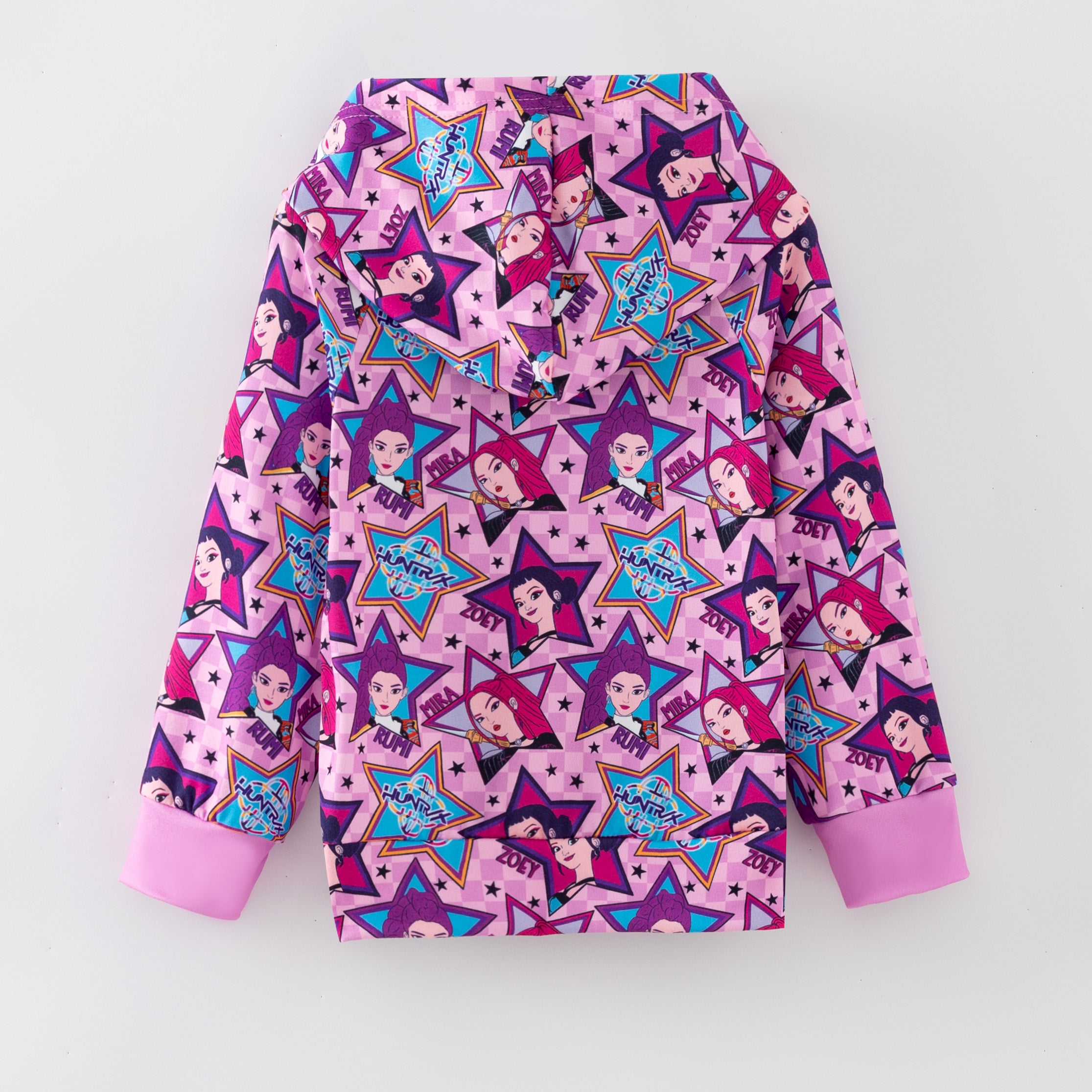 (Pre Order,Prepack Zone)Girls Movie Character Print Hoodie(Mix Size)