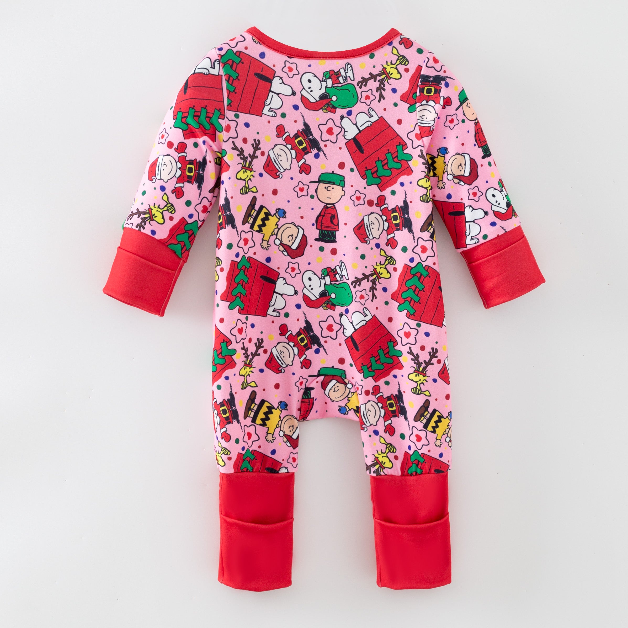 (Pre Order,Prepack Zone)Sisters Christmas Cartoon Print Pajamas&Romper(Mix Size)