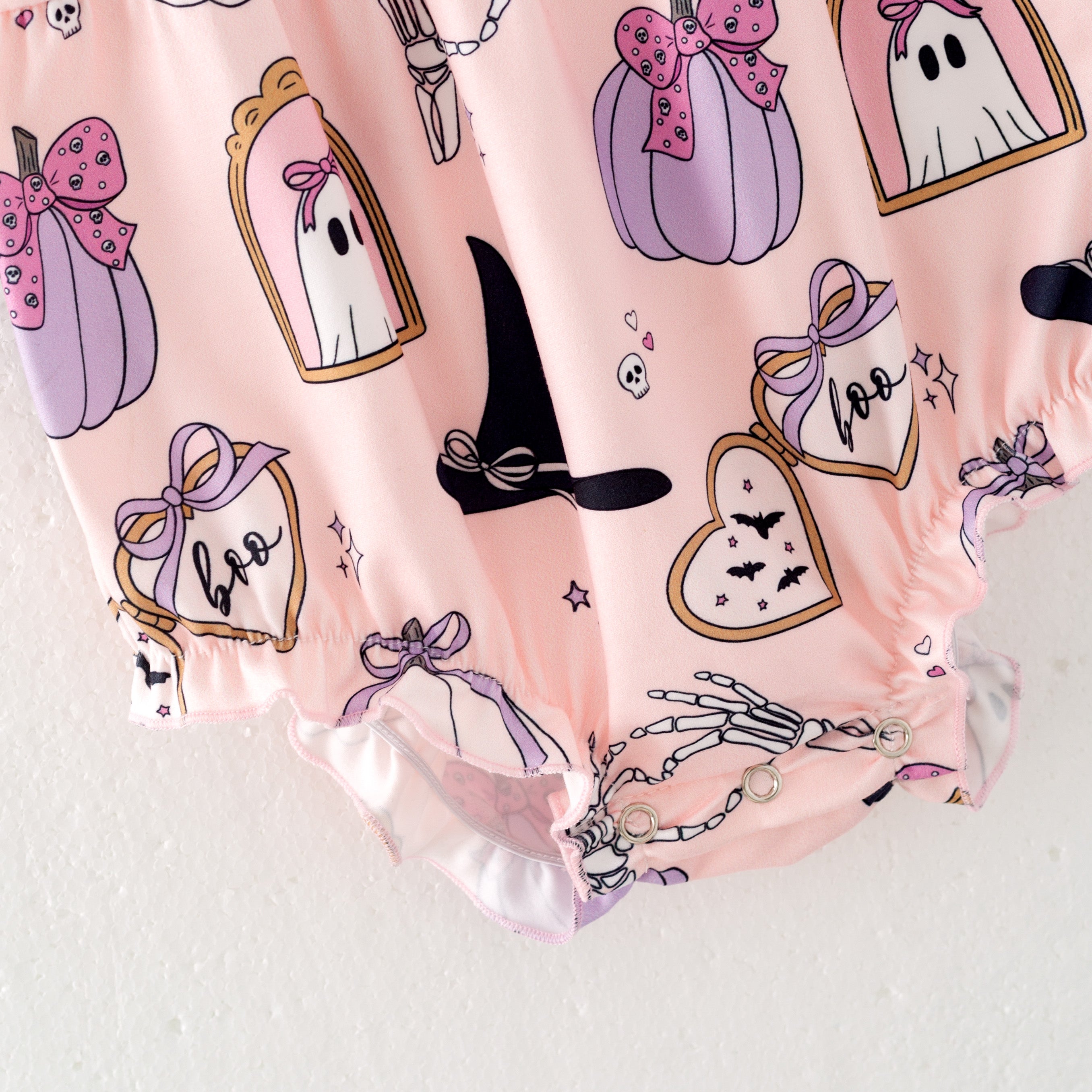 (Pre Order)Family Halloween Cartoon Print Dress,Set&Romper