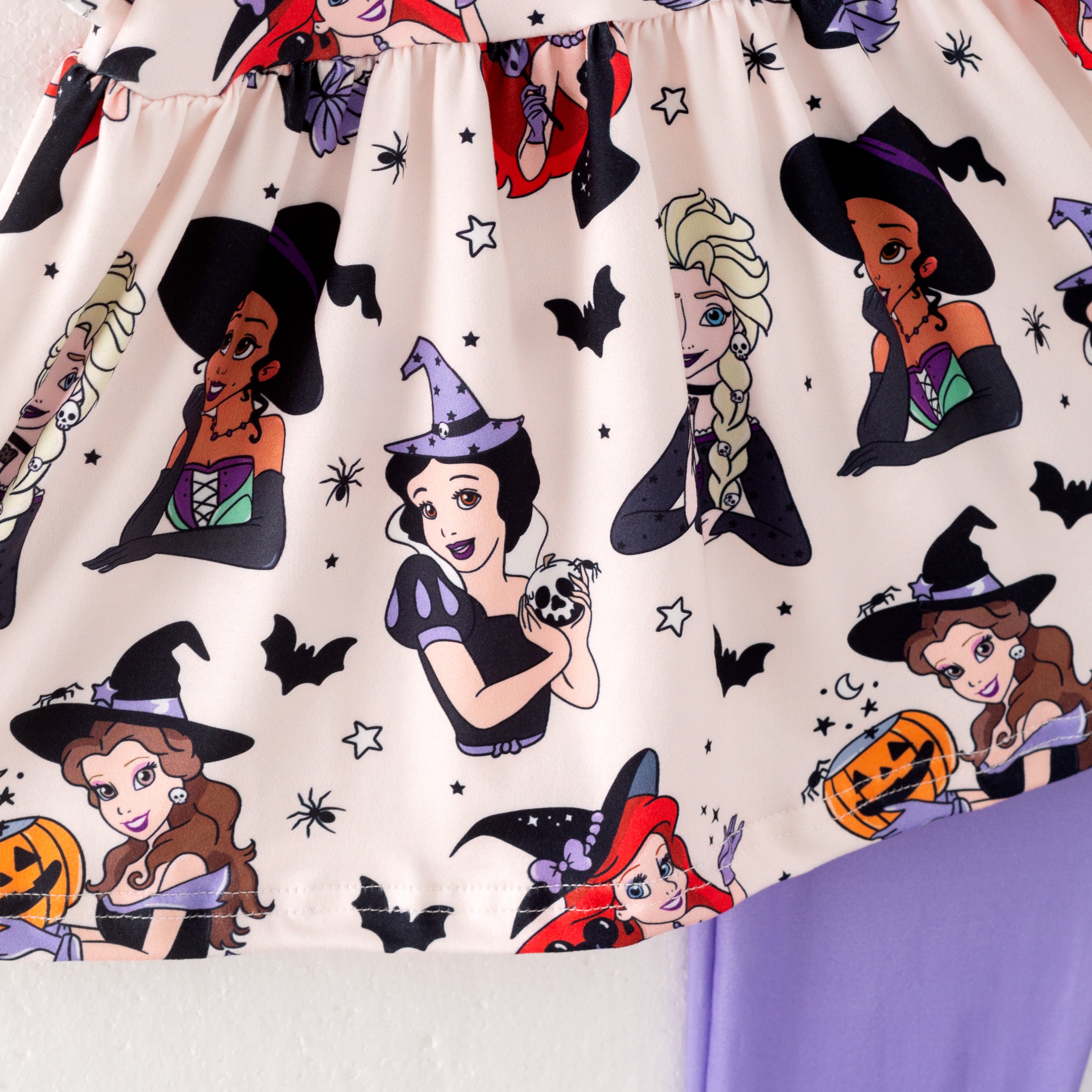 (Pre Order)Family Halloween Princess Print Dress,Set,Jumpsuit&Romper