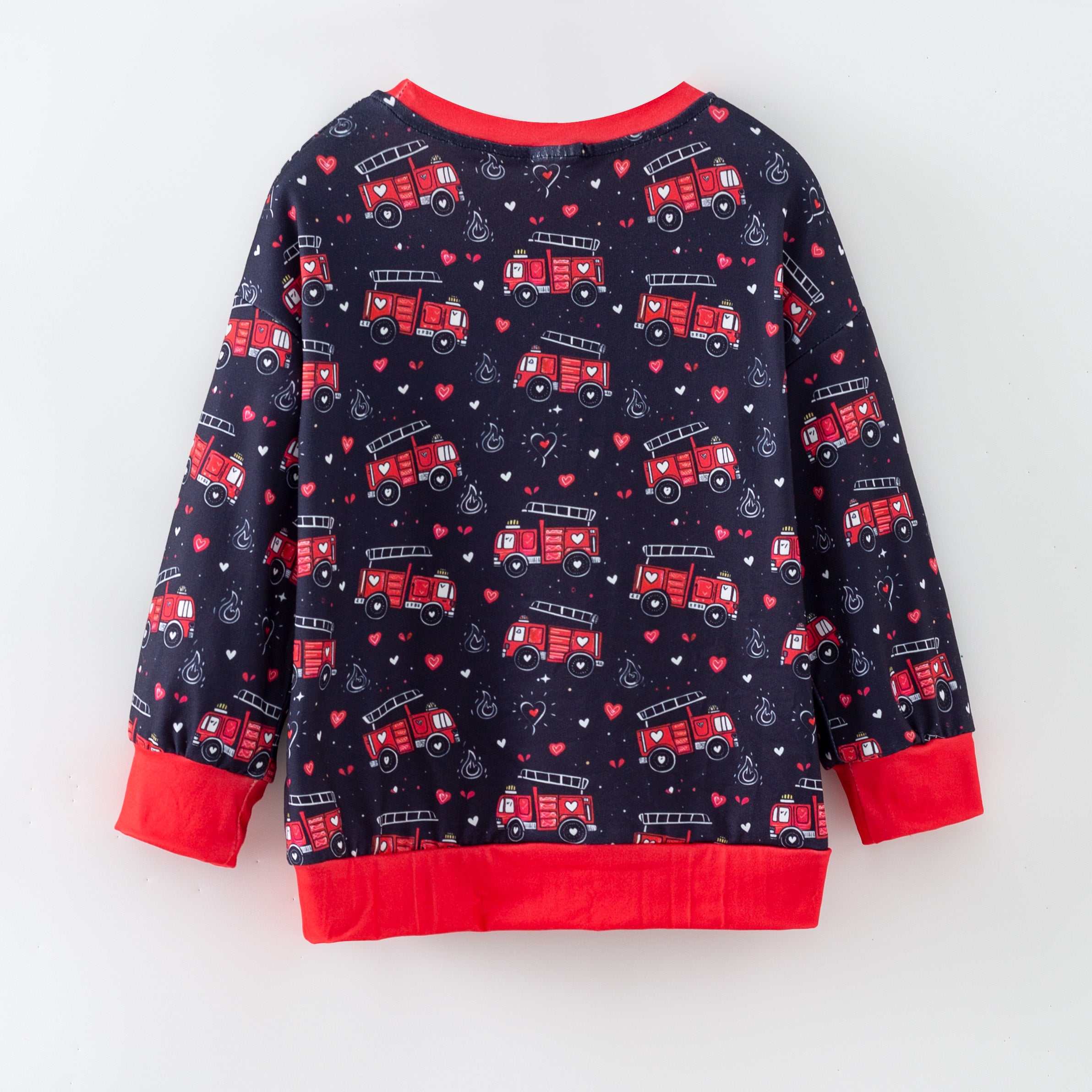 (Pre Order,Prepack Zone)Brothers Valentine's Day Print Top&Romper