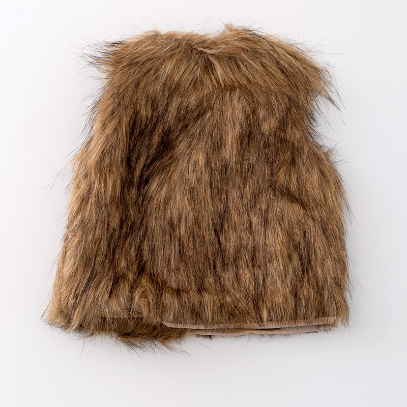 (In Stock L18-2-3)Girls Fall Luxury Faux Fur Vest