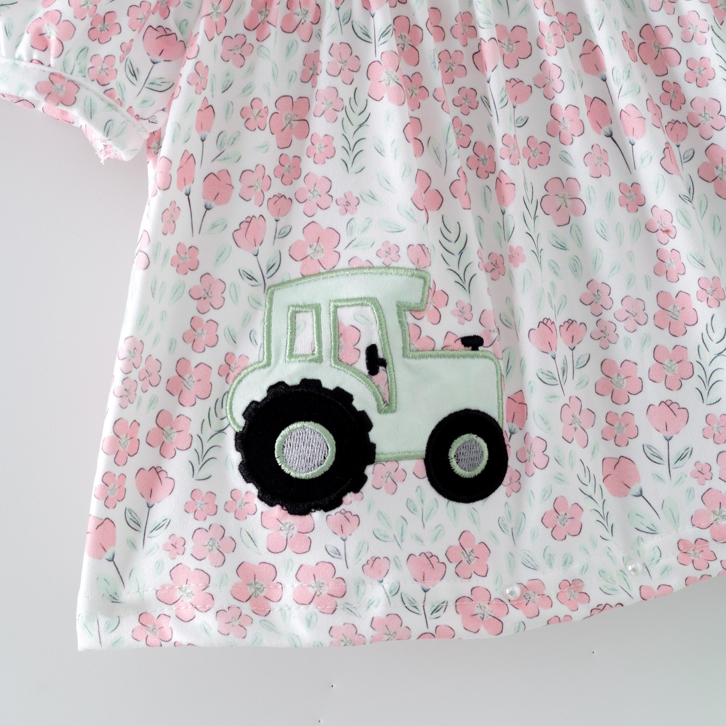 (In Stock)Toddler Girls Spring&Summer Applique Bloomer Set