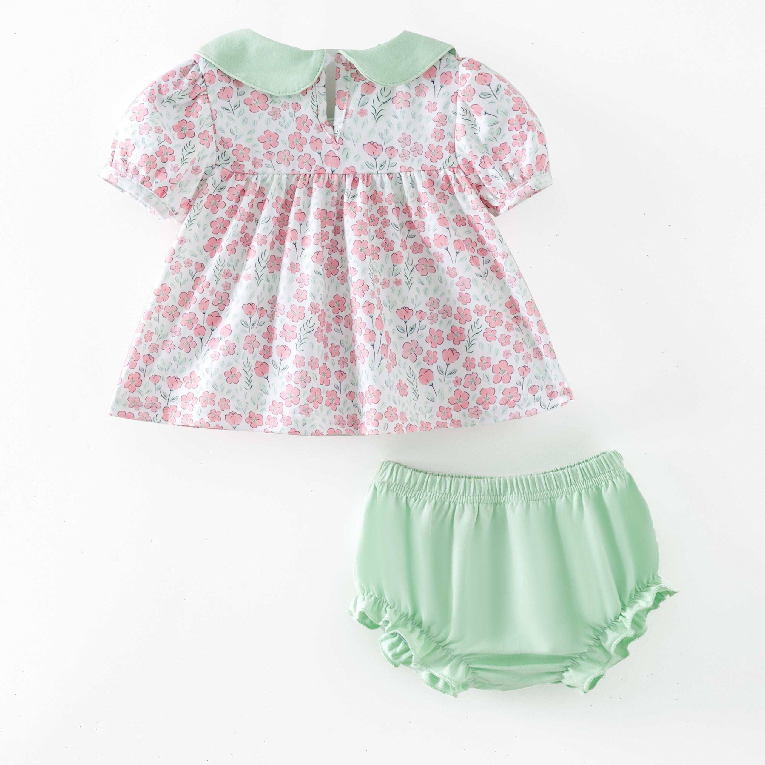 (In Stock)Toddler Girls Spring&Summer Applique Bloomer Set