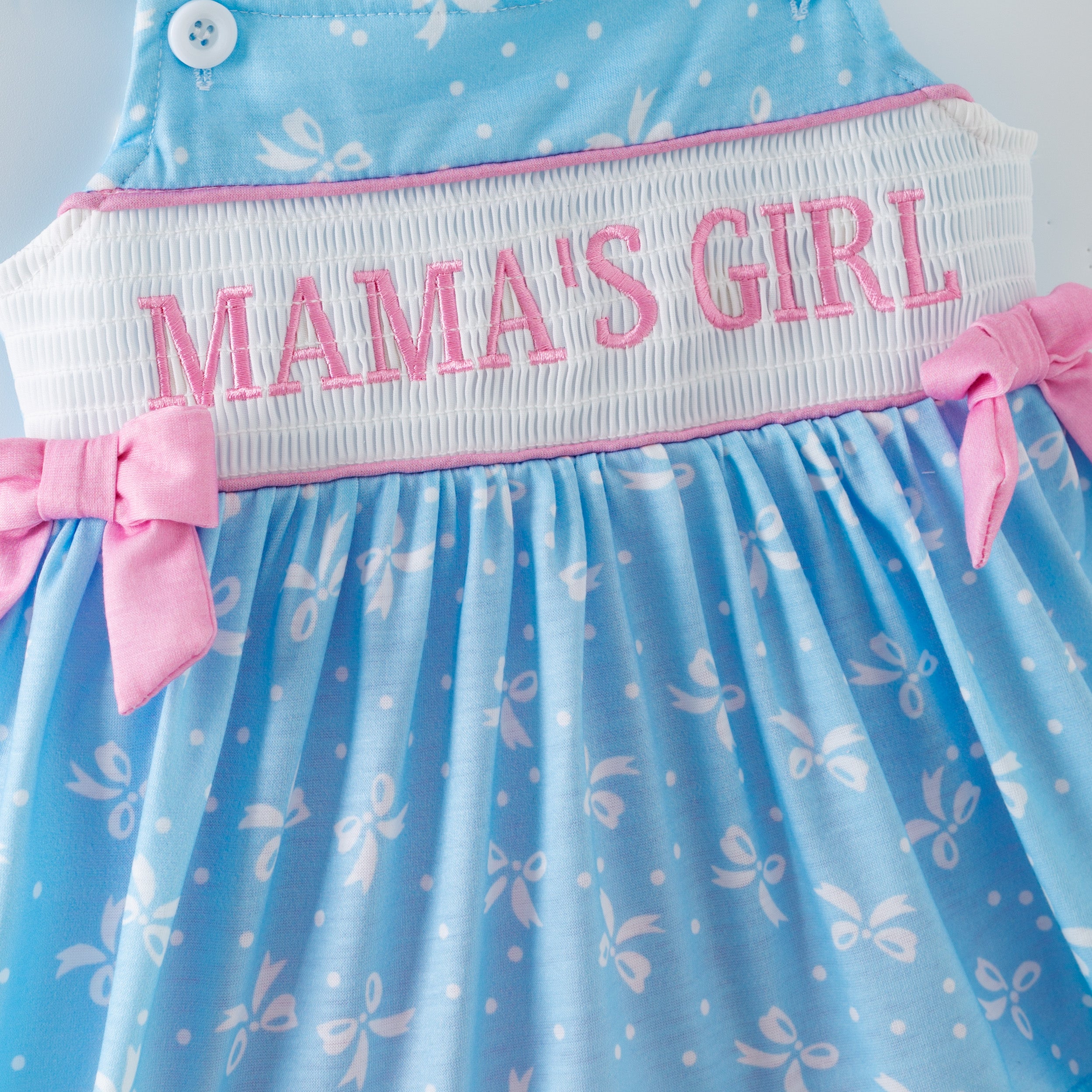 (Pre Order,Prepack Zone)Toddler Girls Spring&Summer Embroidery Smocked Romper