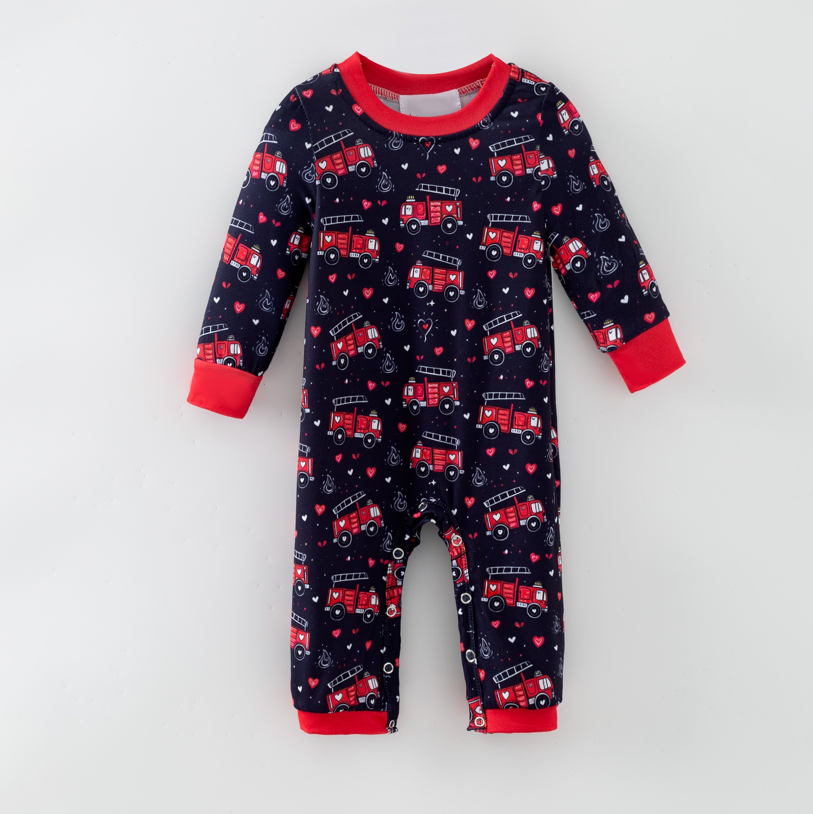 (Pre Order,Prepack Zone)Brothers Valentine's Day Print Top&Romper