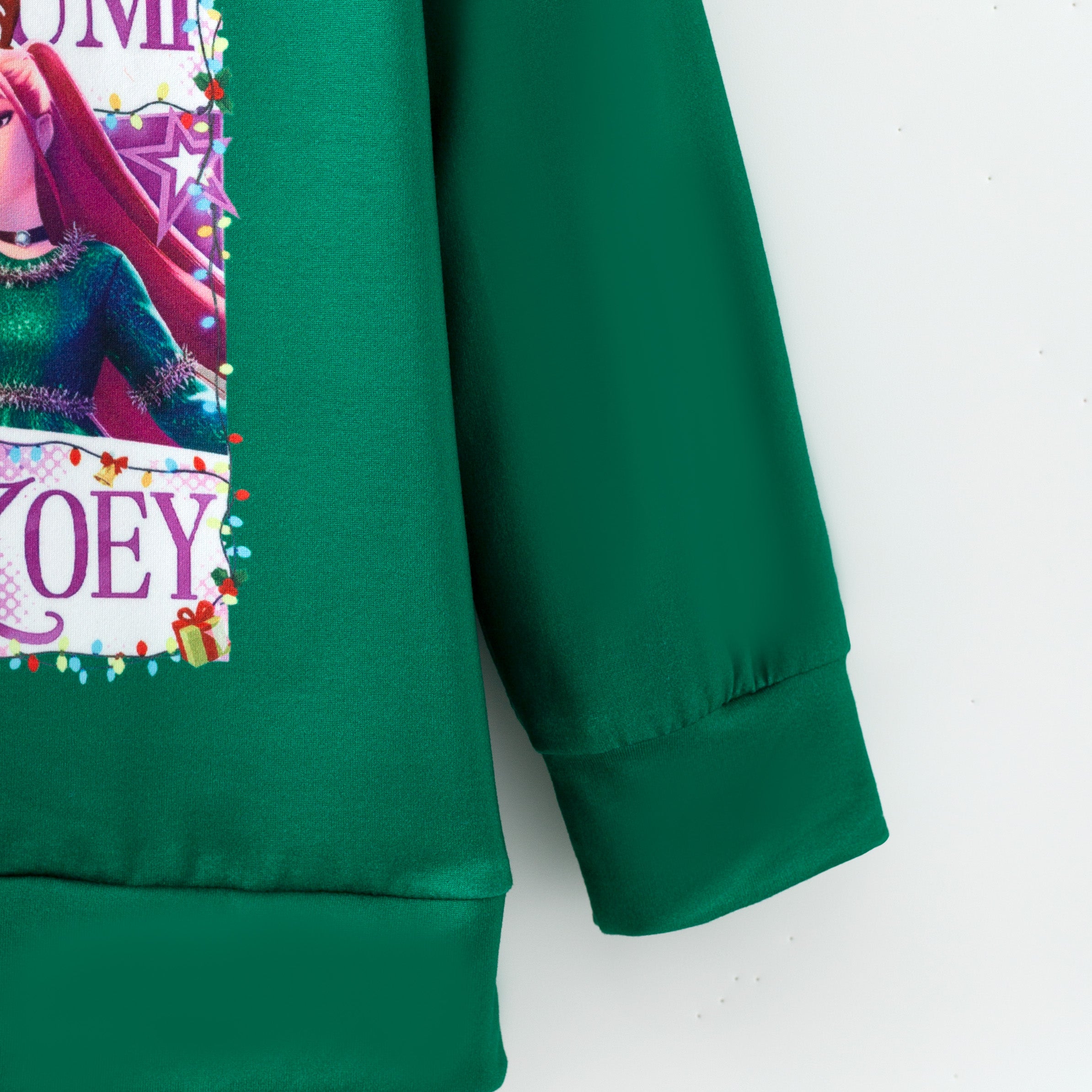 (Pre Order,Prepack Zone)Girls Christmas Movie Character Print Dress&Top