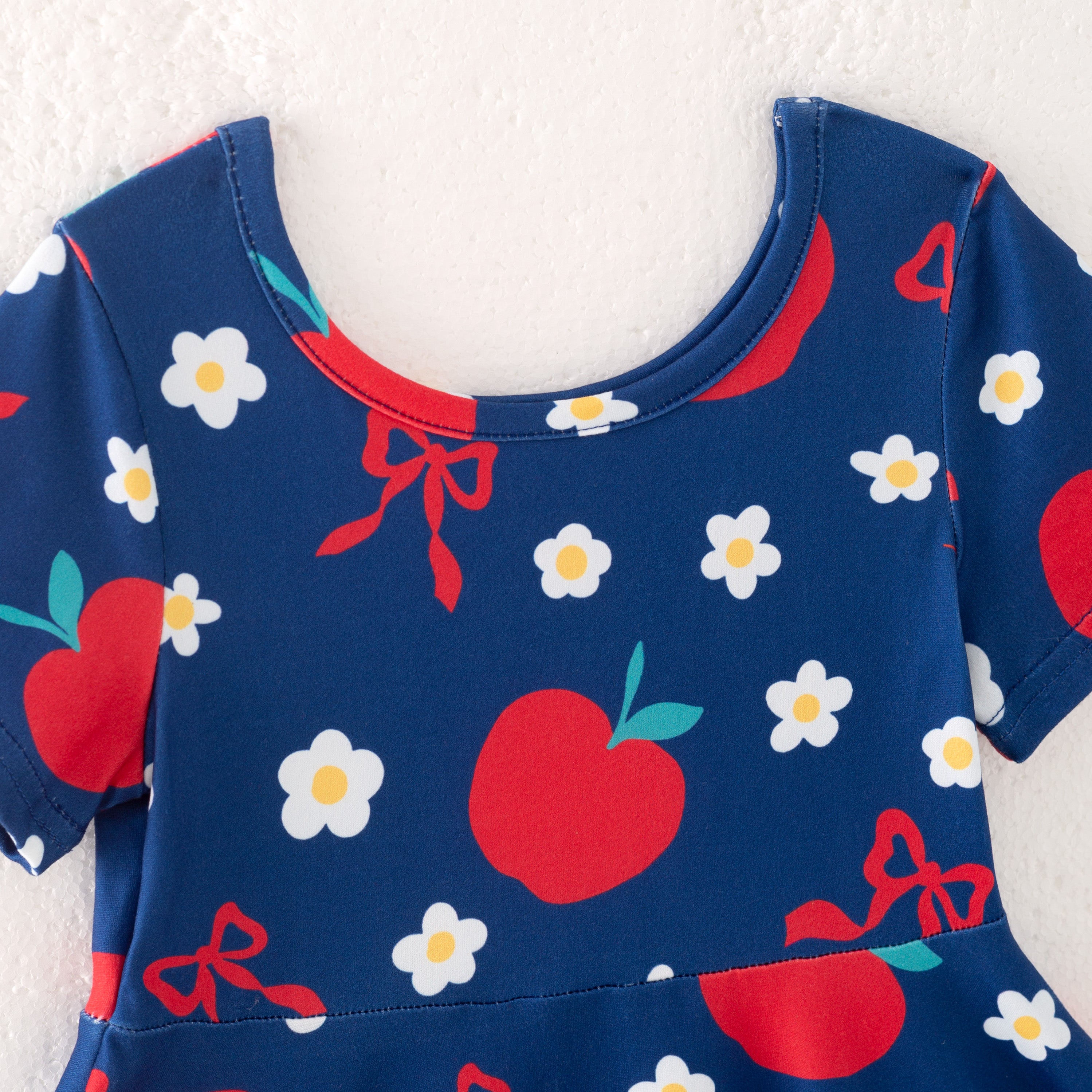(Pre Order)Girls Back To School Print Dress