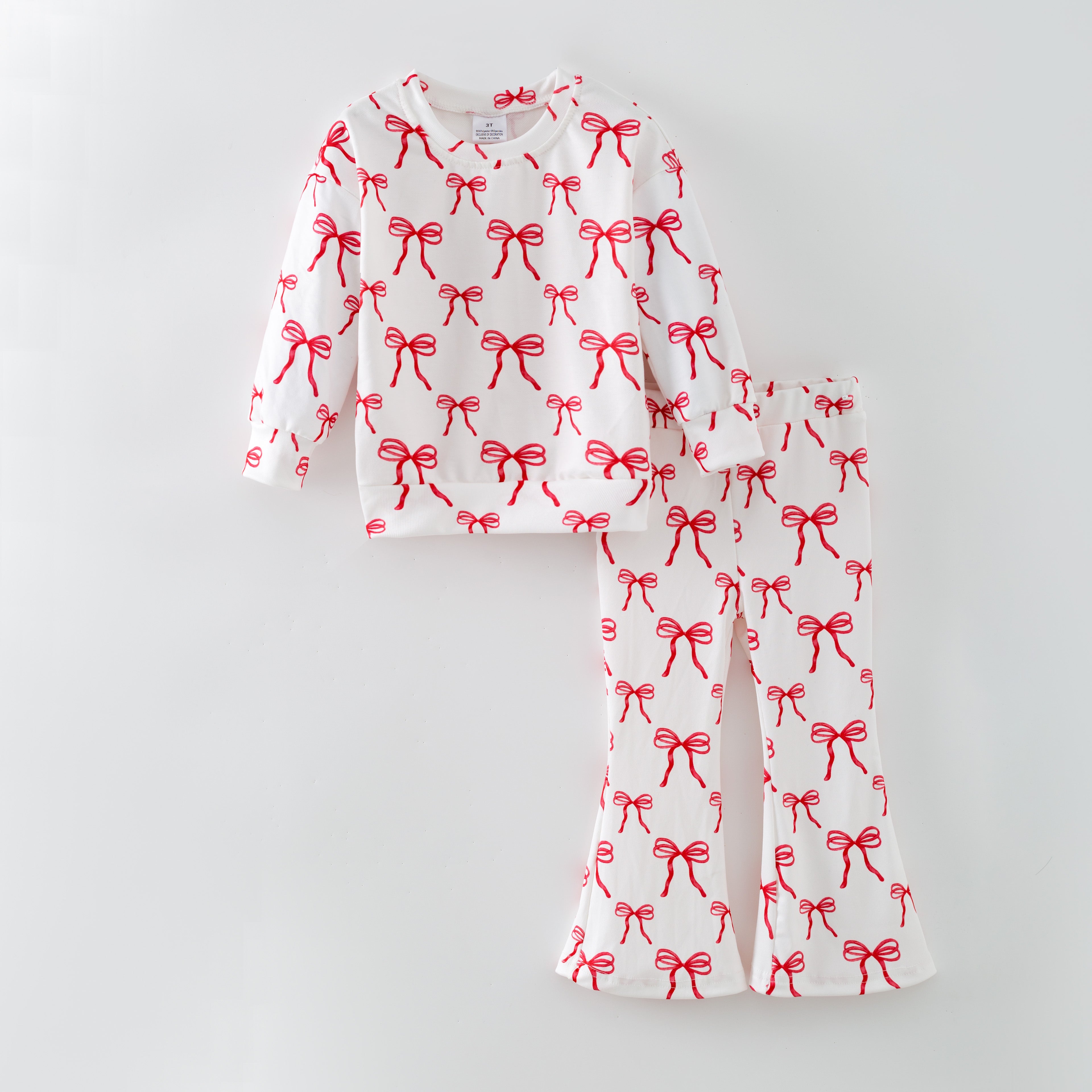 (Pre Order,Prepack Zone)Girls Spring Bow&Leopard Print Dress(Mix Size)