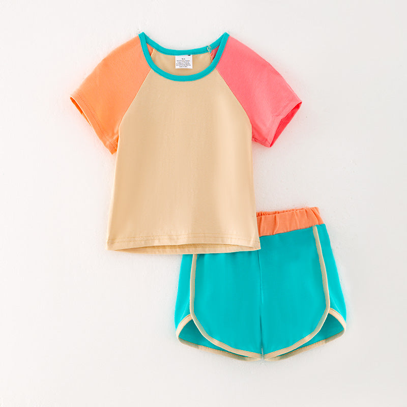 (In Stock L10-04-02)Girls Assorted Colors Sports Set