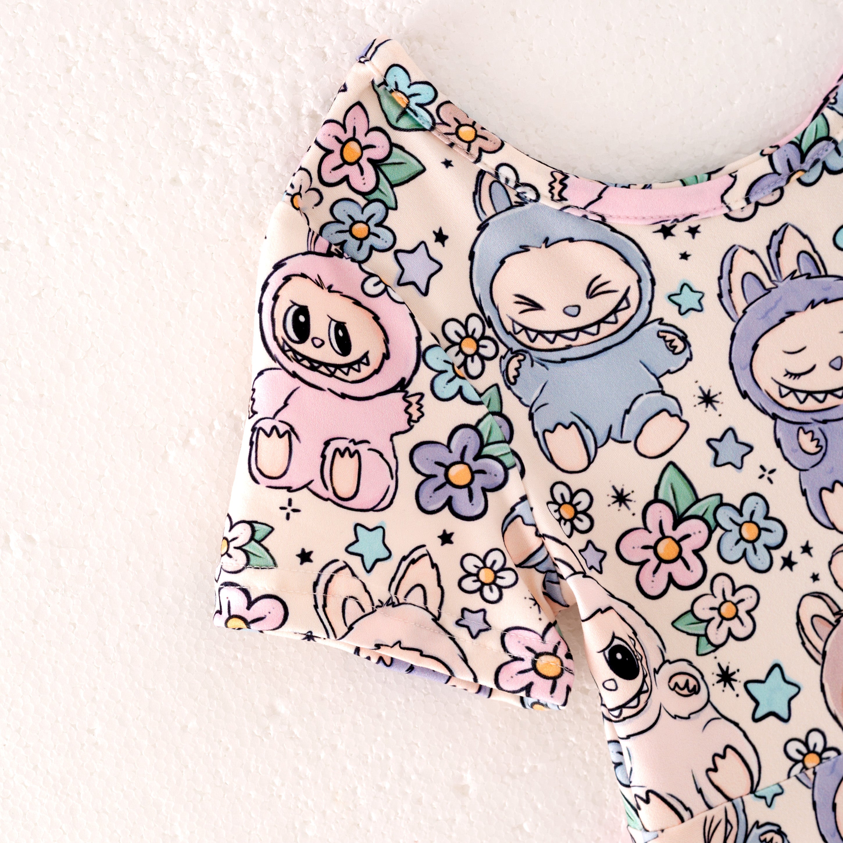 (Pre Order)Girls Spring and Summer Cartoon Print Dress,Set,Jumpsuit&Top
