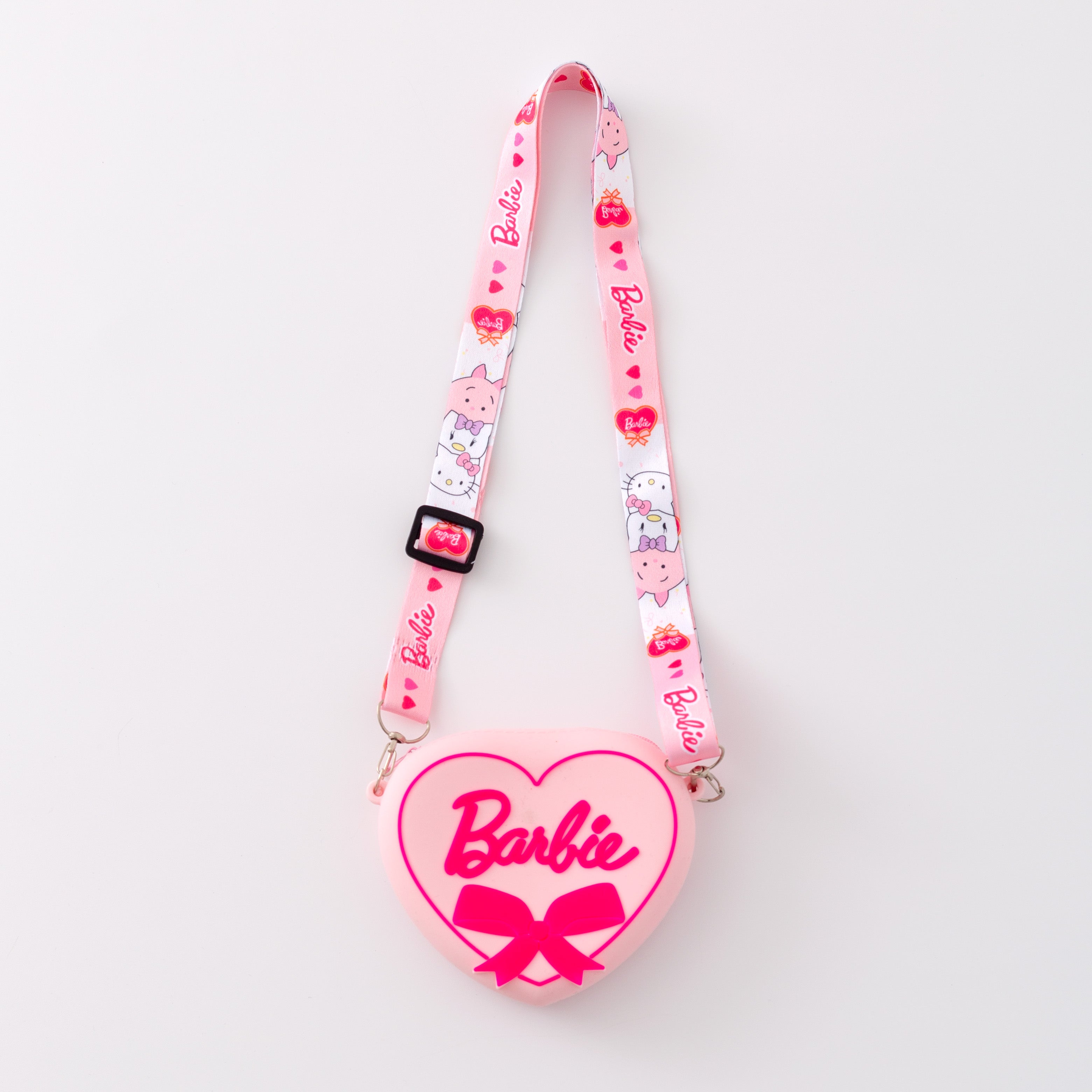 (In Stock)Girls Silicone Pink Hand-held Cross-span Bag