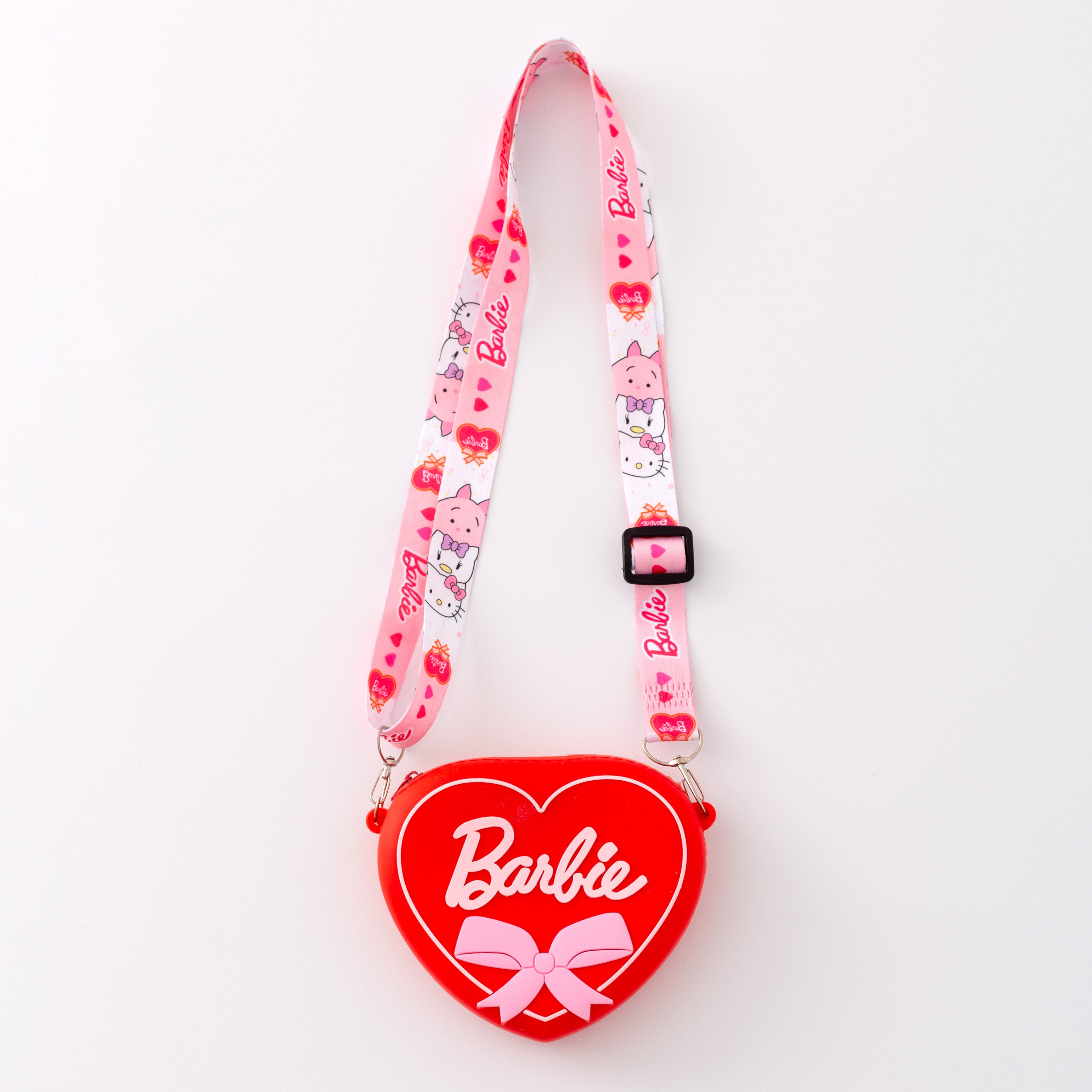 (In Stock)Girls Silicone Pink Hand-held Cross-span Bag