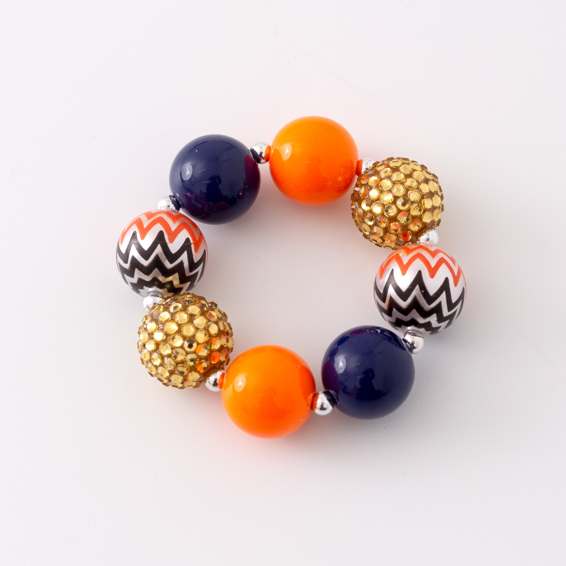 (In Stock G11 G12)Girls Rhinestone Beaded Bracelet