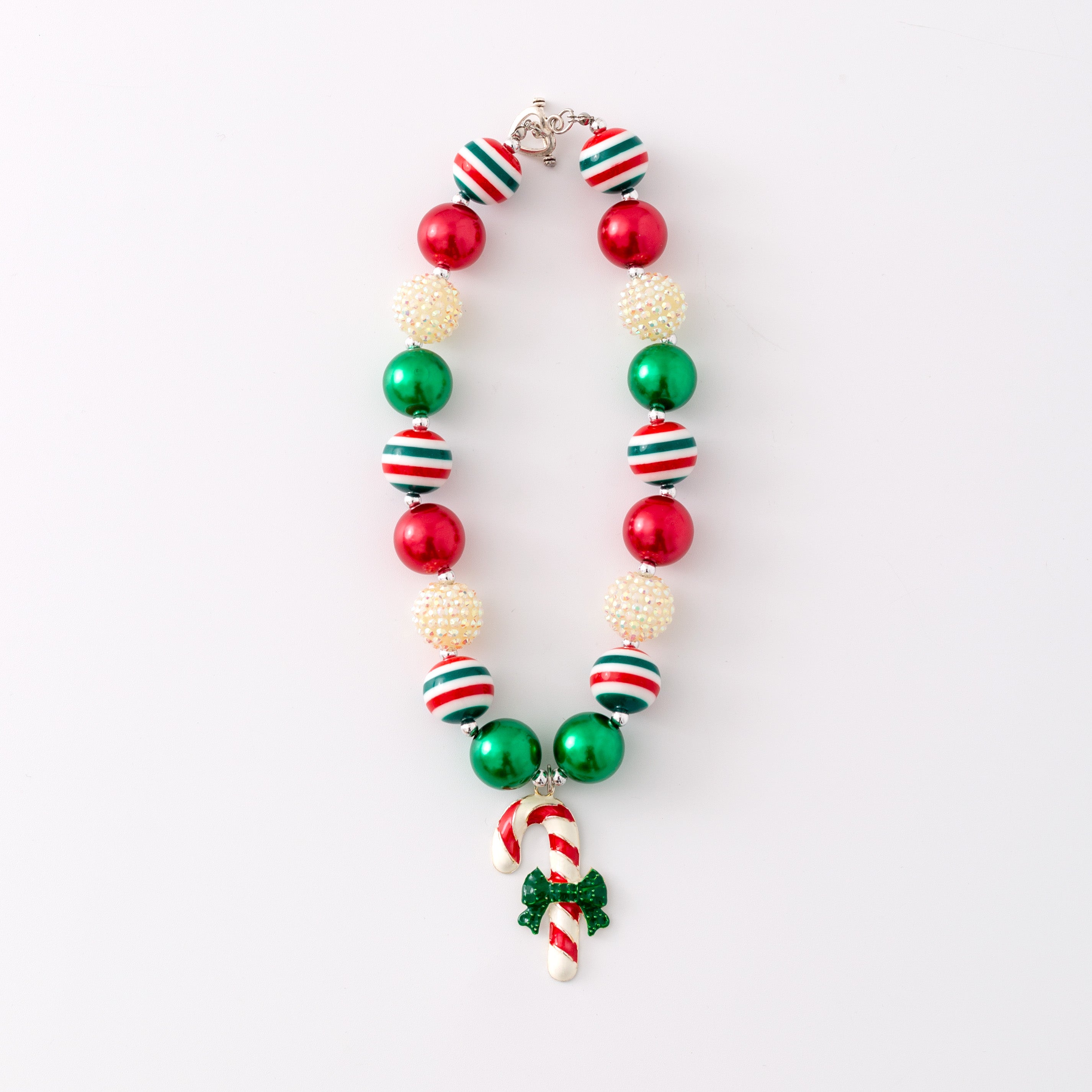 (In Stock G11 G12)Girls Rhinestone Beaded Necklace